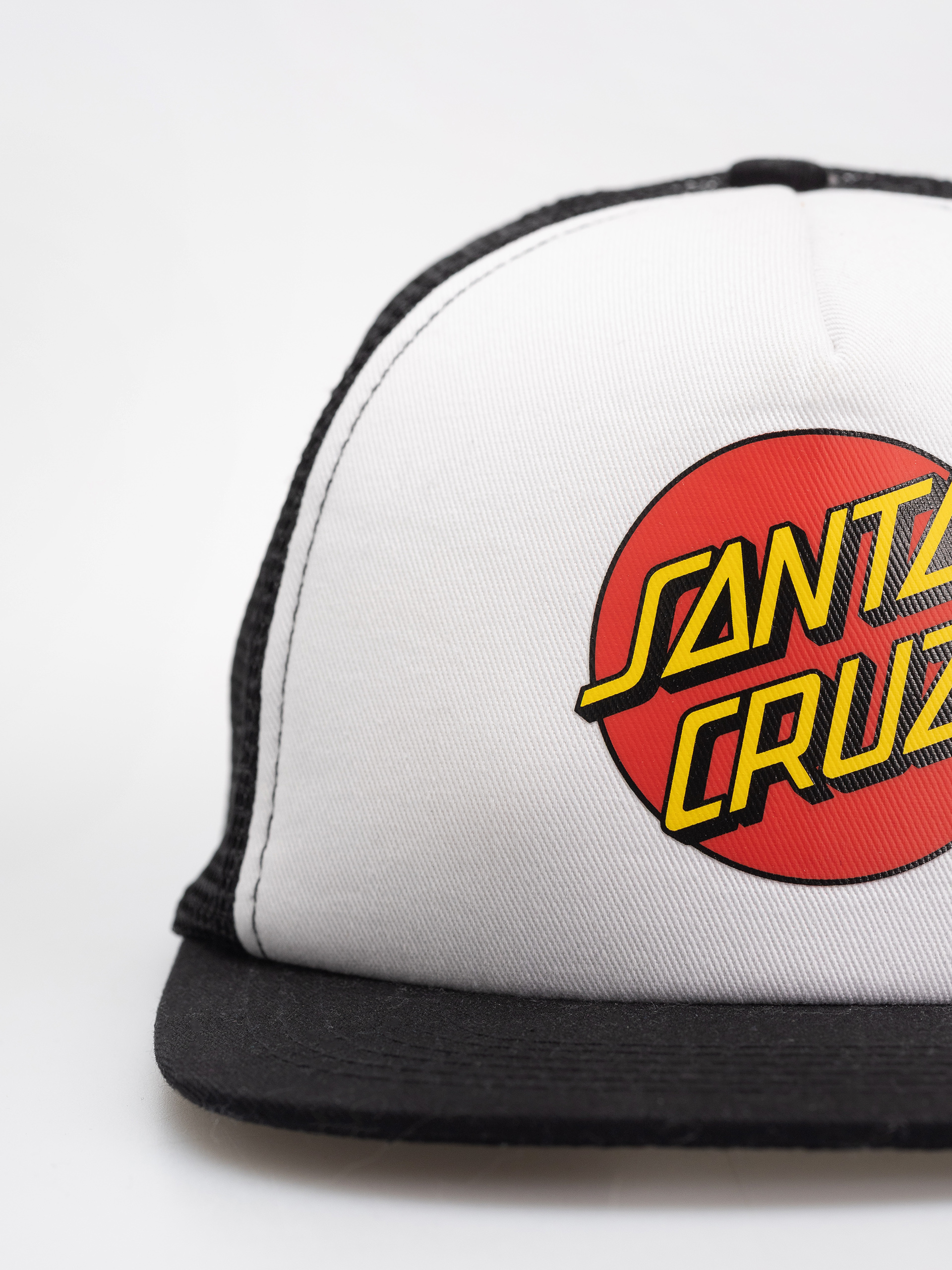 Santa Cruz Classic Dot JR Cap (white/black)
