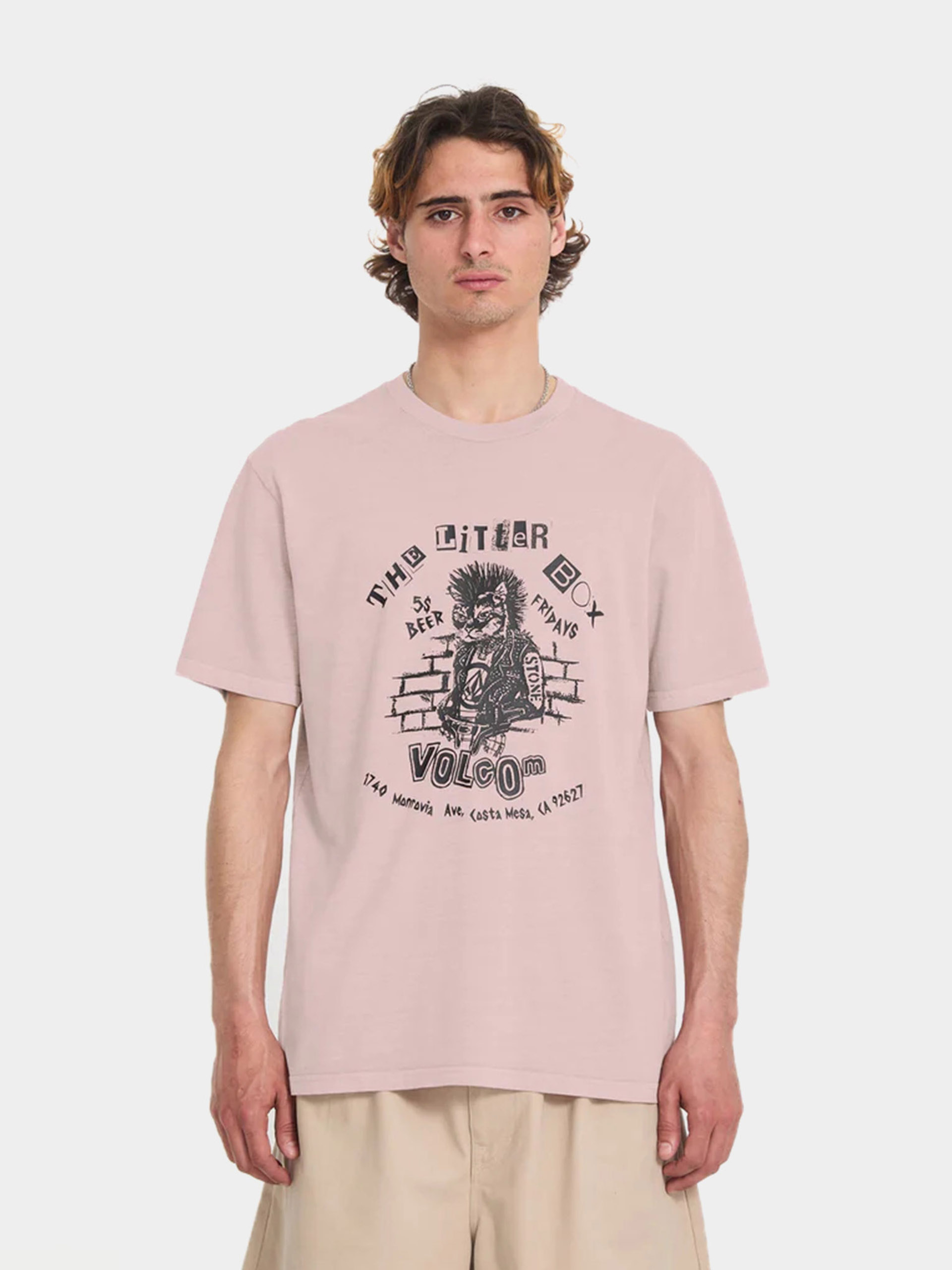 Volcom T-Shirt Punkat Pw (bark brown)