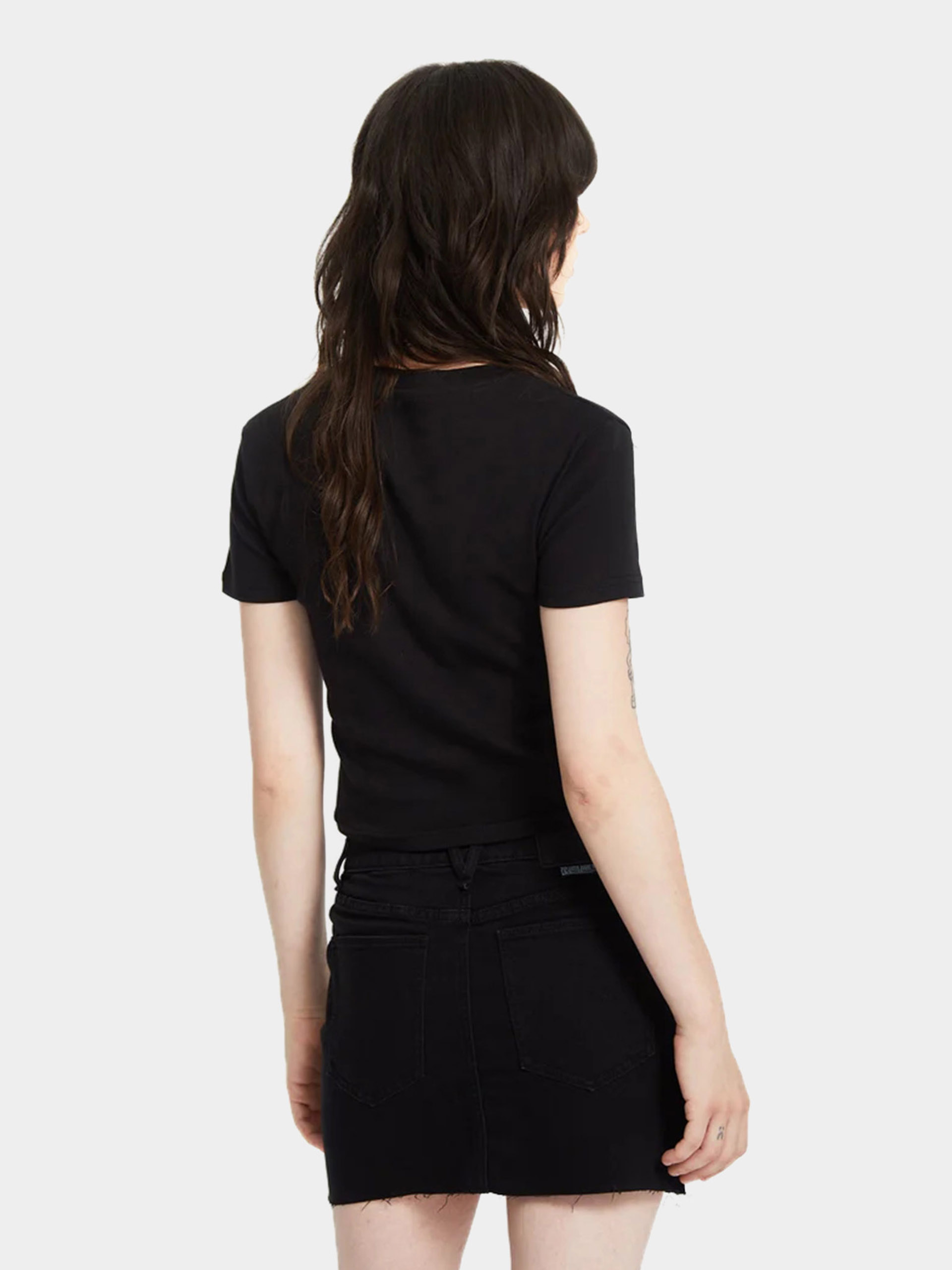 Volcom T-Shirt Volcomstone Tight Crop Wmn (black)