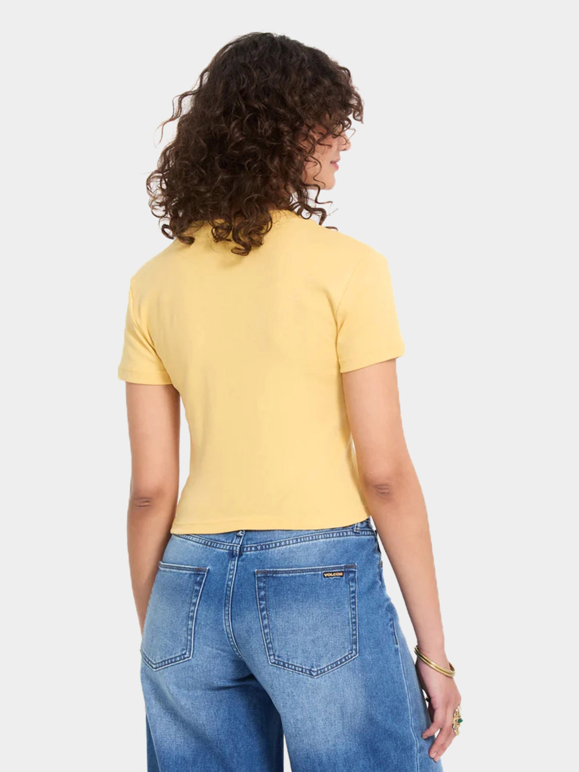 Volcom T-Shirt Volcomstone Tight Crop Wmn (sunburst)
