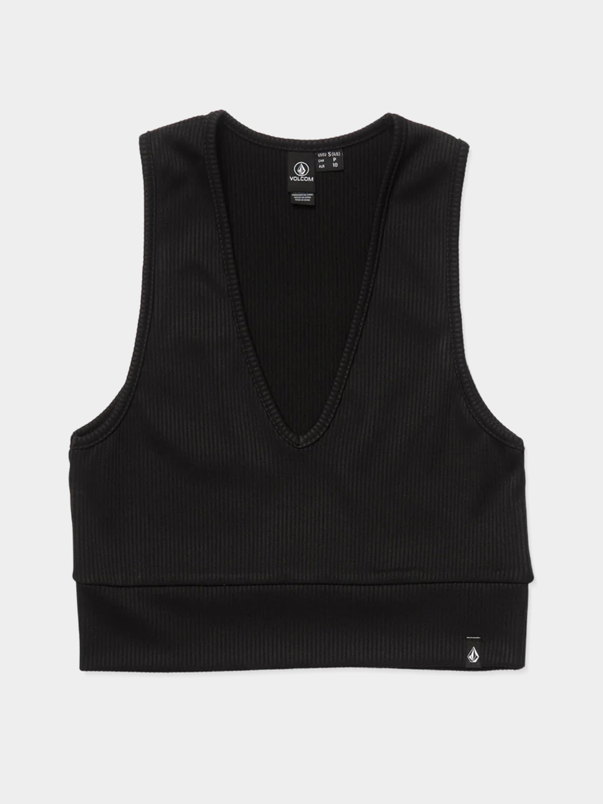Volcom T-Shirt Gimmestank Rib Wmn (black)