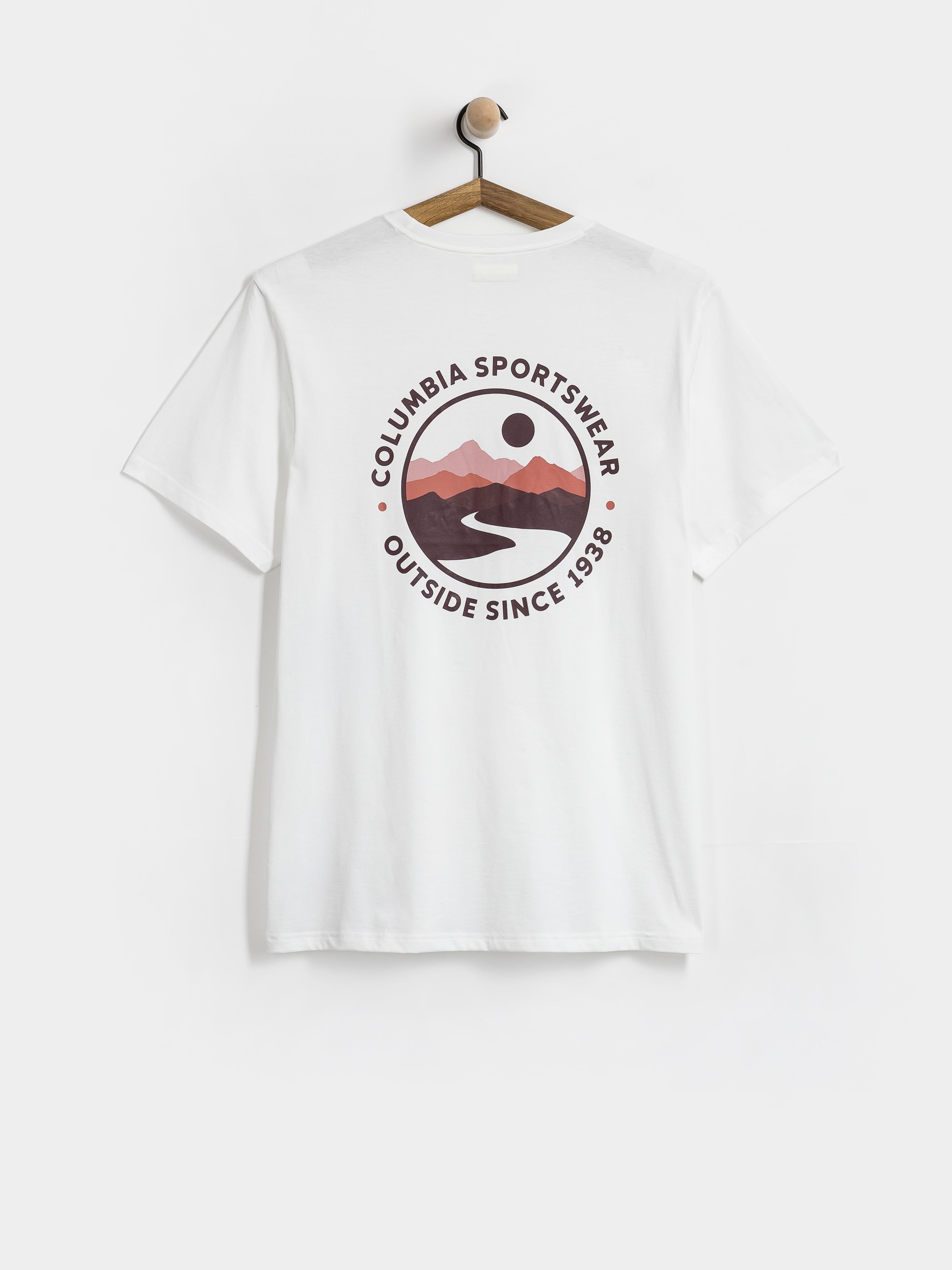 Columbia CSC Outdoor Back Graphic T-Shirt (white/scoped view)