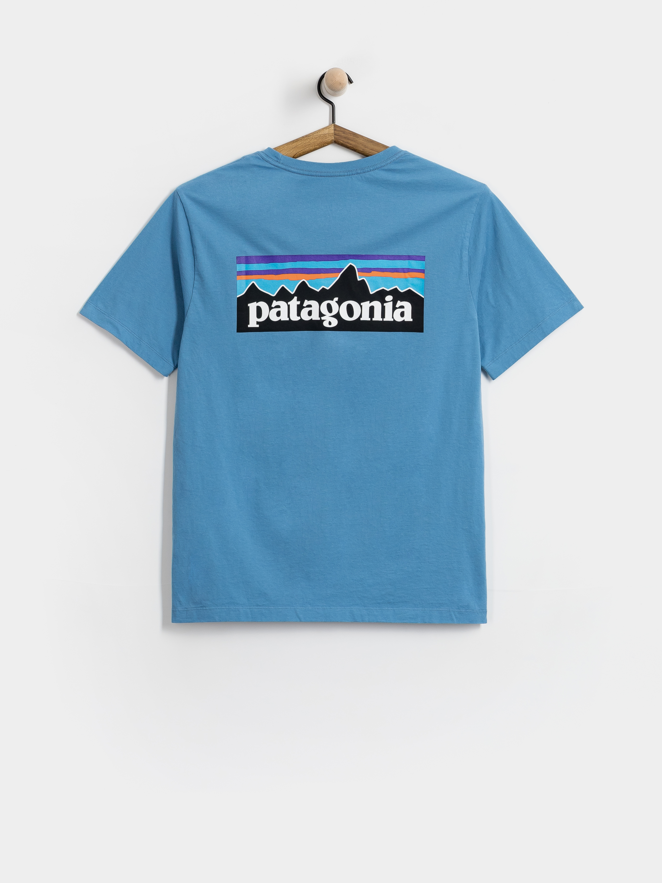 Patagonia T-Shirt P 6 Logo (shore blue)