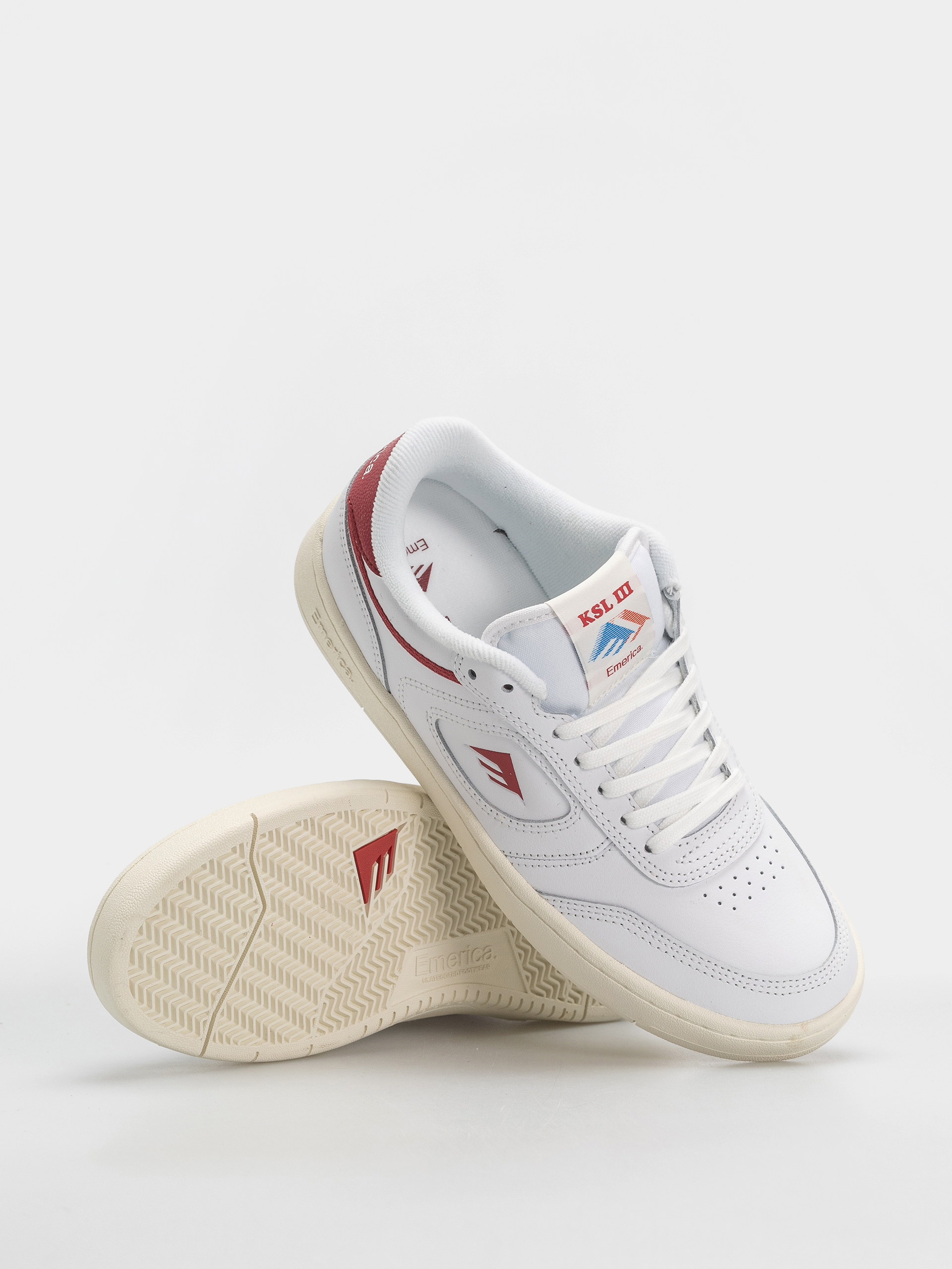 Emerica Shoes Ksl III - white (white/red)