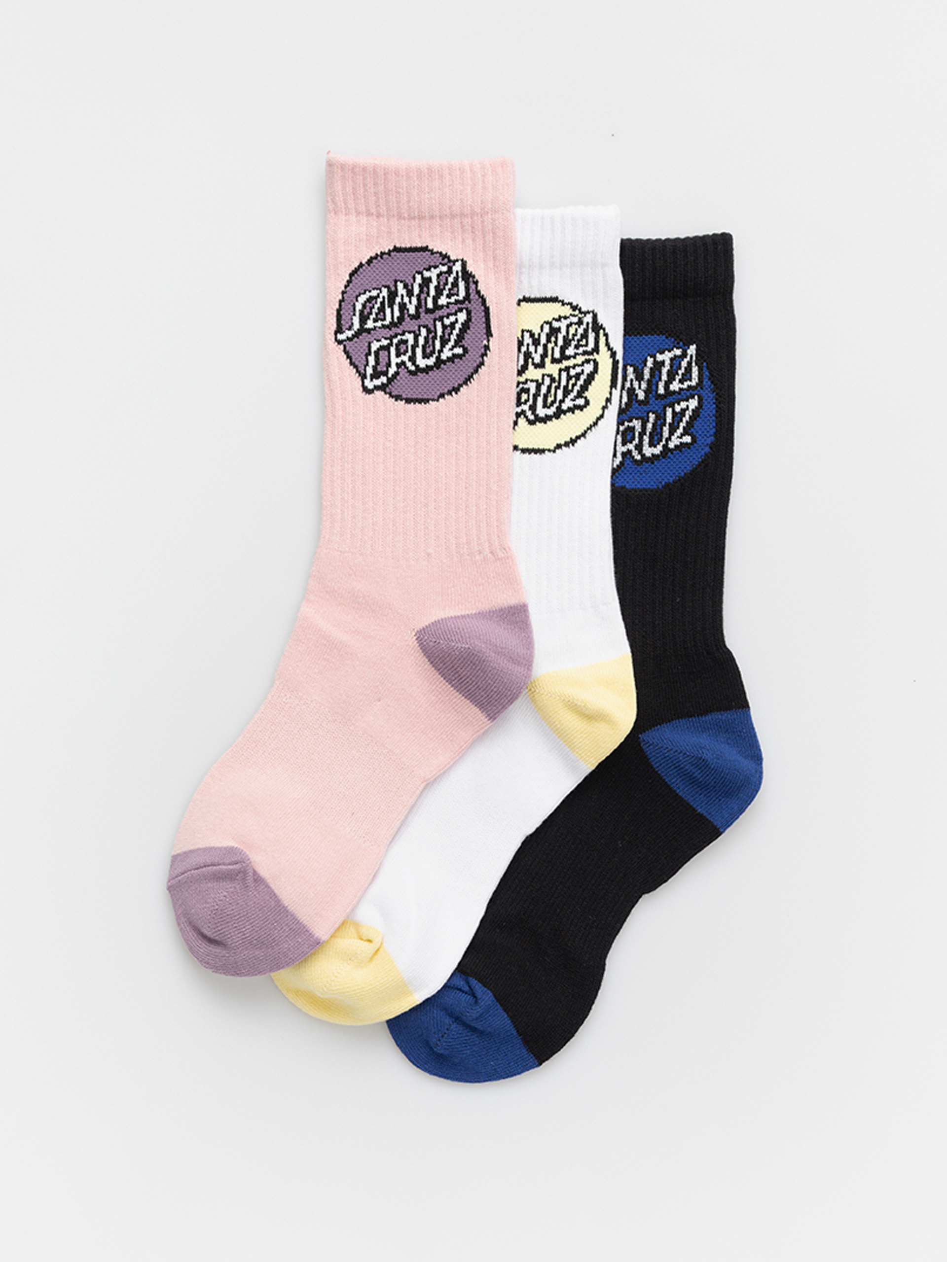 Santa Cruz Socks Pop Dots 3pk Wmn