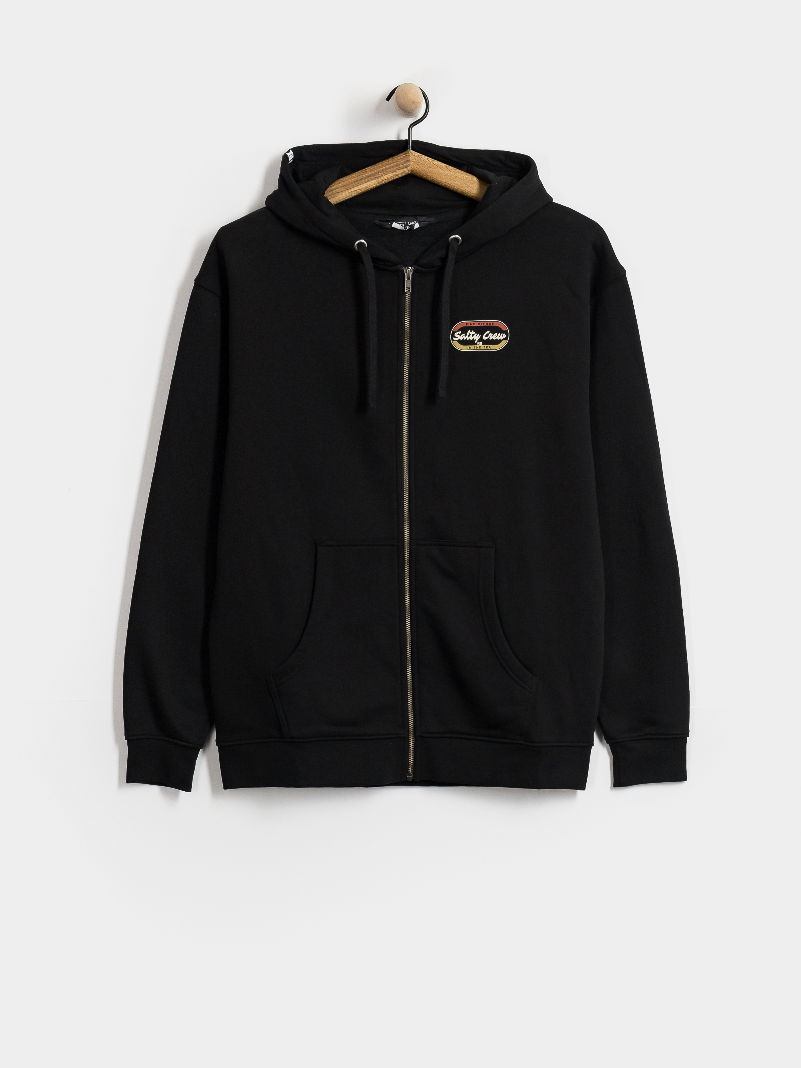 Salty Crew Capsule Zip Sweatshirt (black)