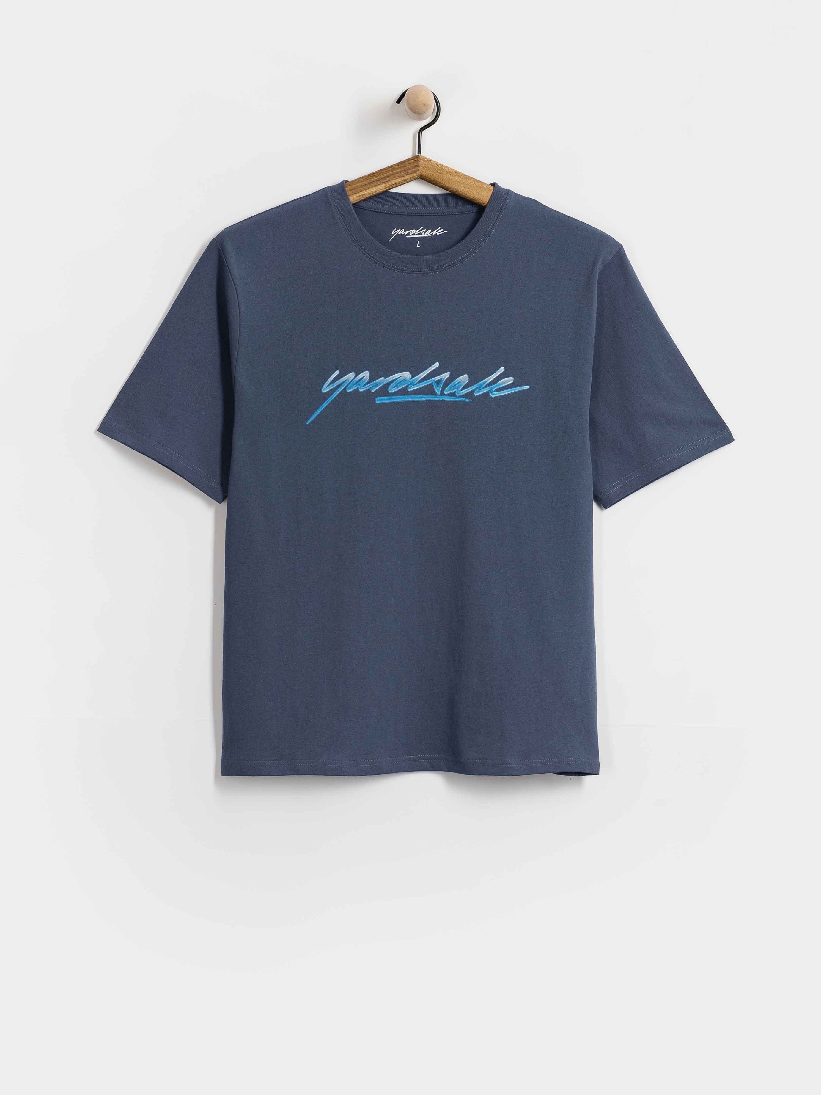 Yardsale Washed Script T-Shirt (blue)
