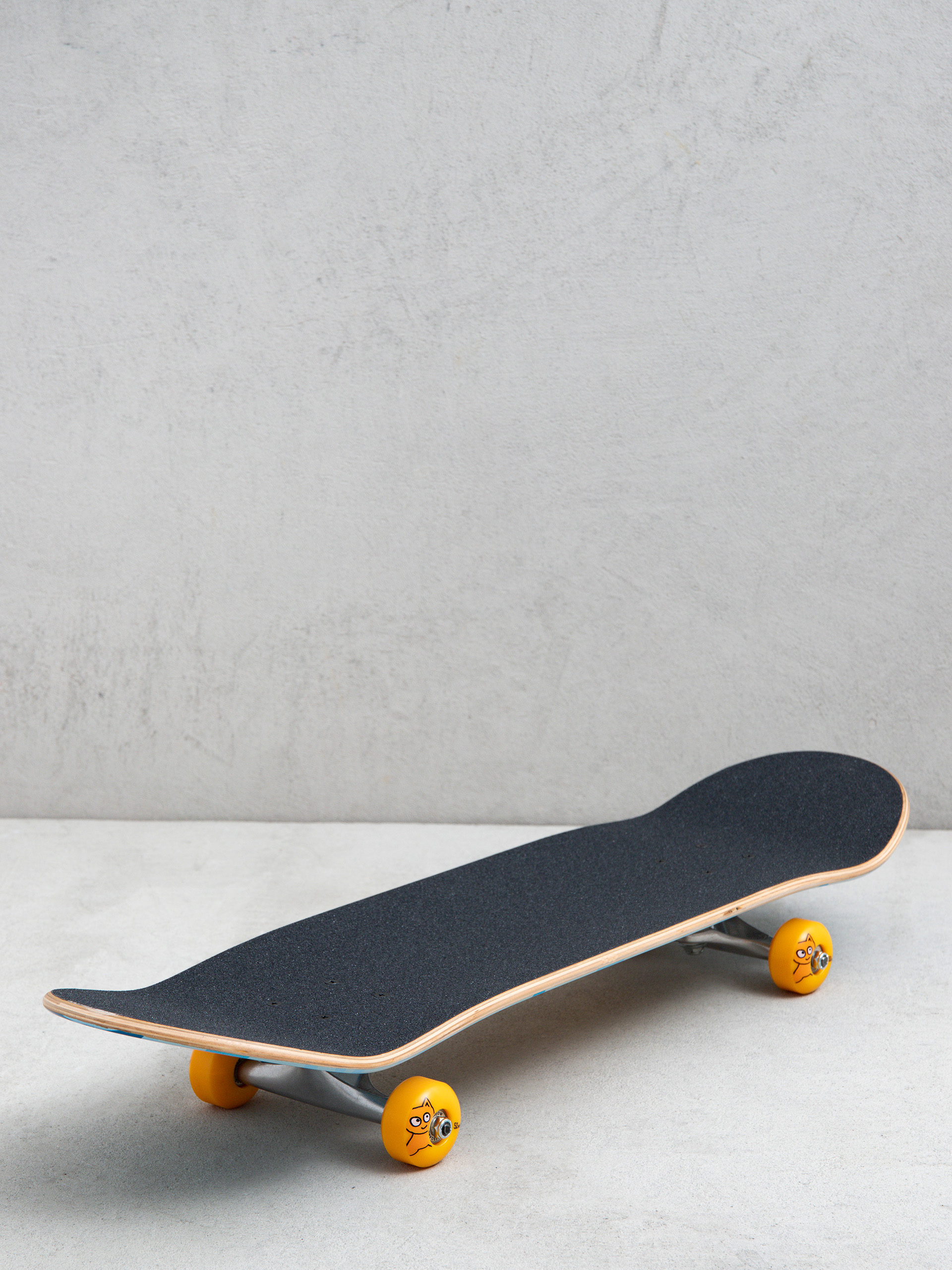 Meow Skateboards Big Cat Skateboard (camo blue)