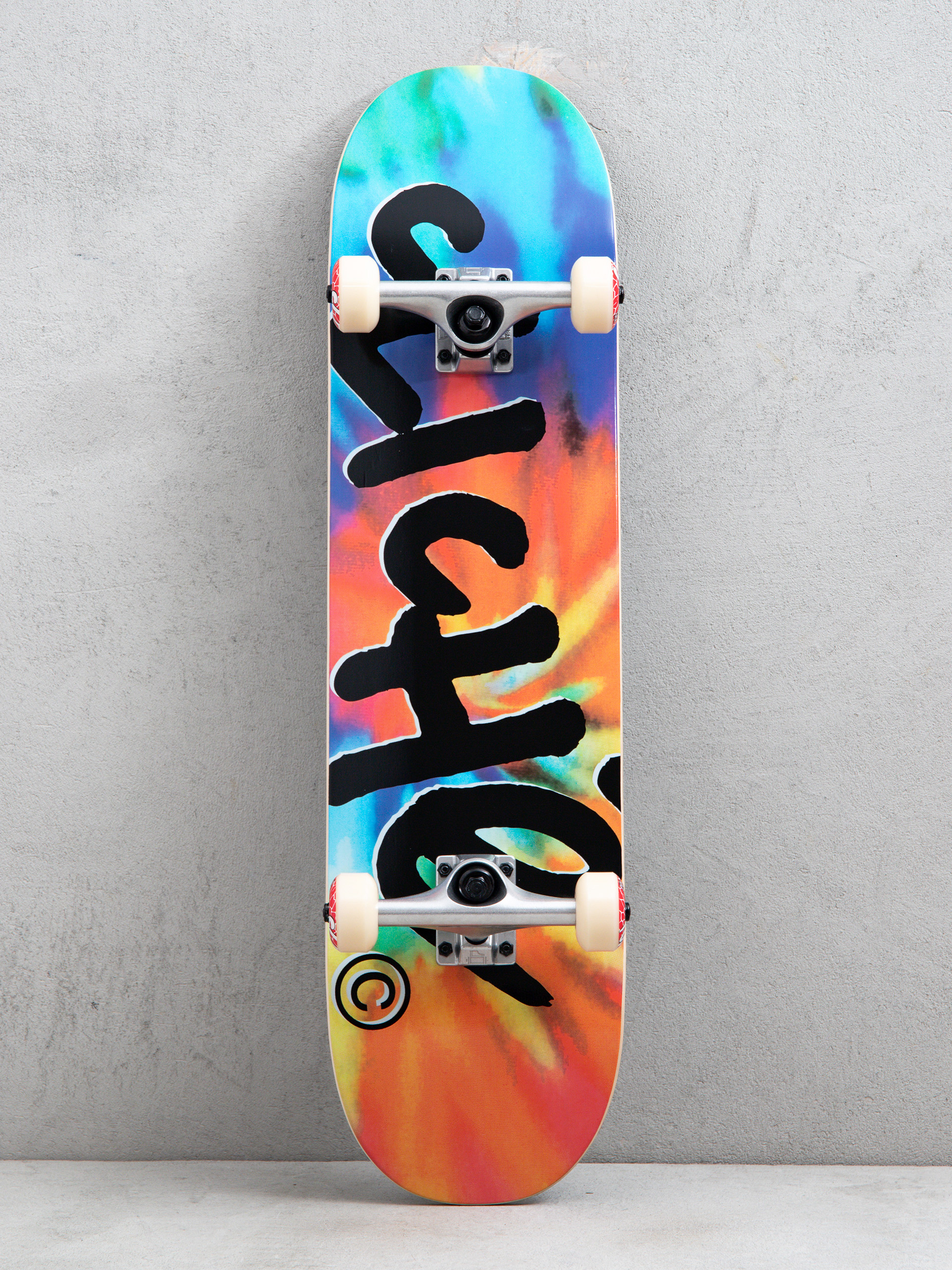 Cliche Handwritten Invert Skateboard (tie dye)