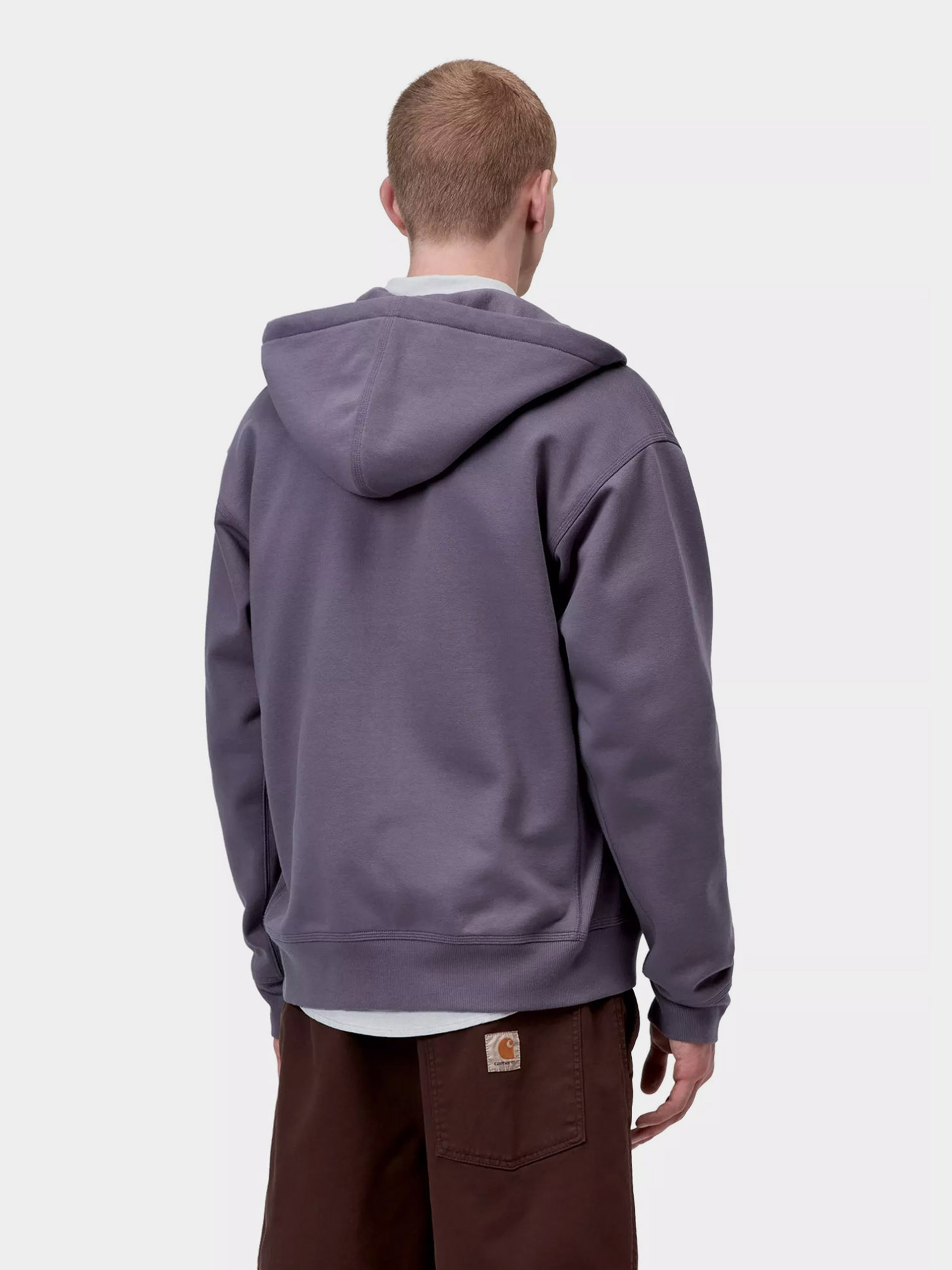 Carhartt WIP Hoodie American Script ZHD - violet (shady purple)
