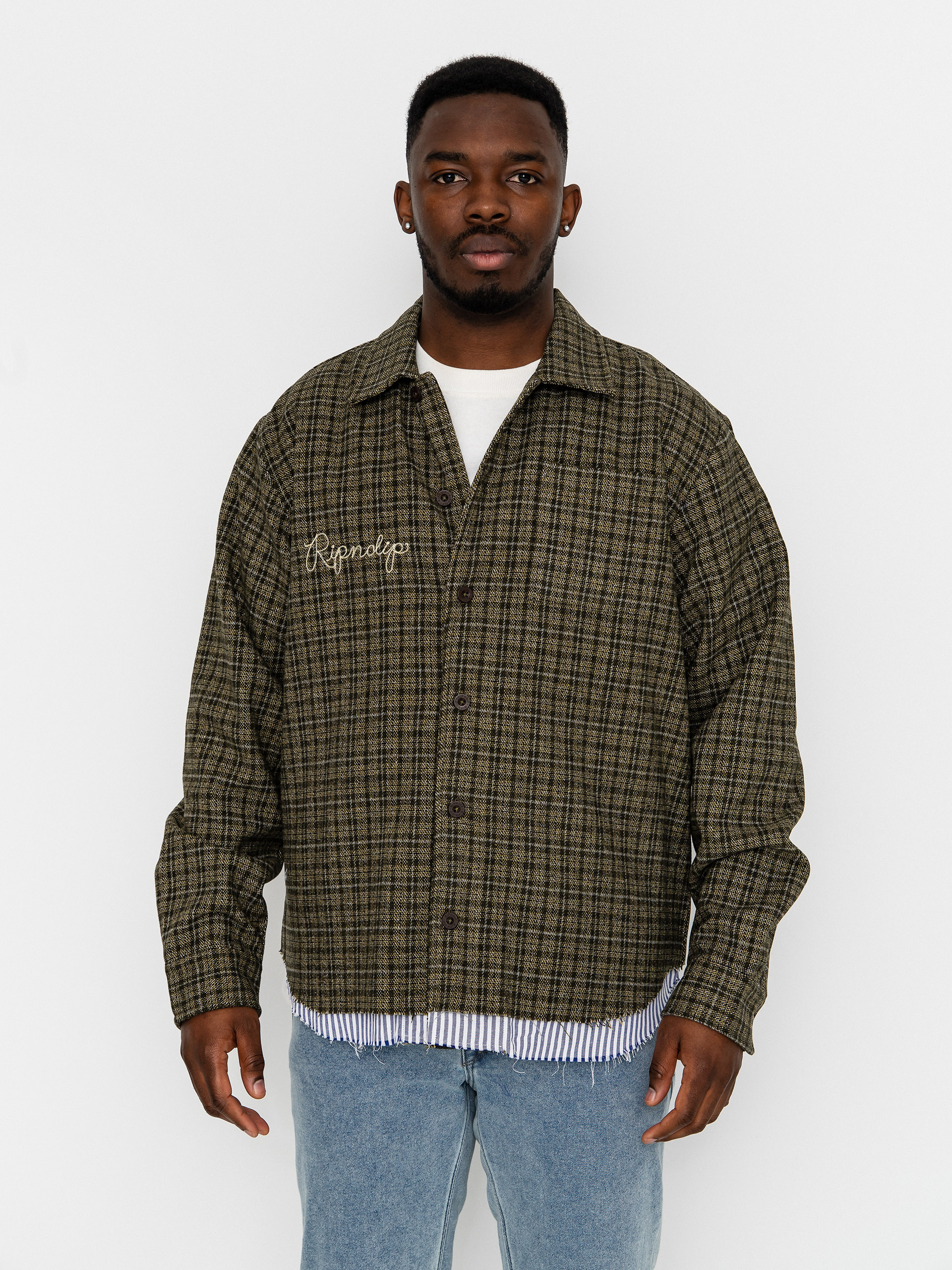 RipNDip Where The Flowers Bloom Flannel Jacket