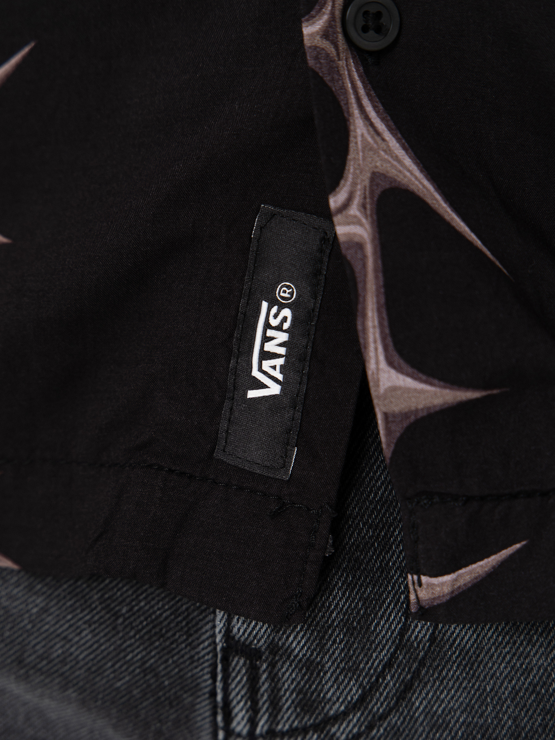Vans Van Doren Printed Camp Hemd (black)