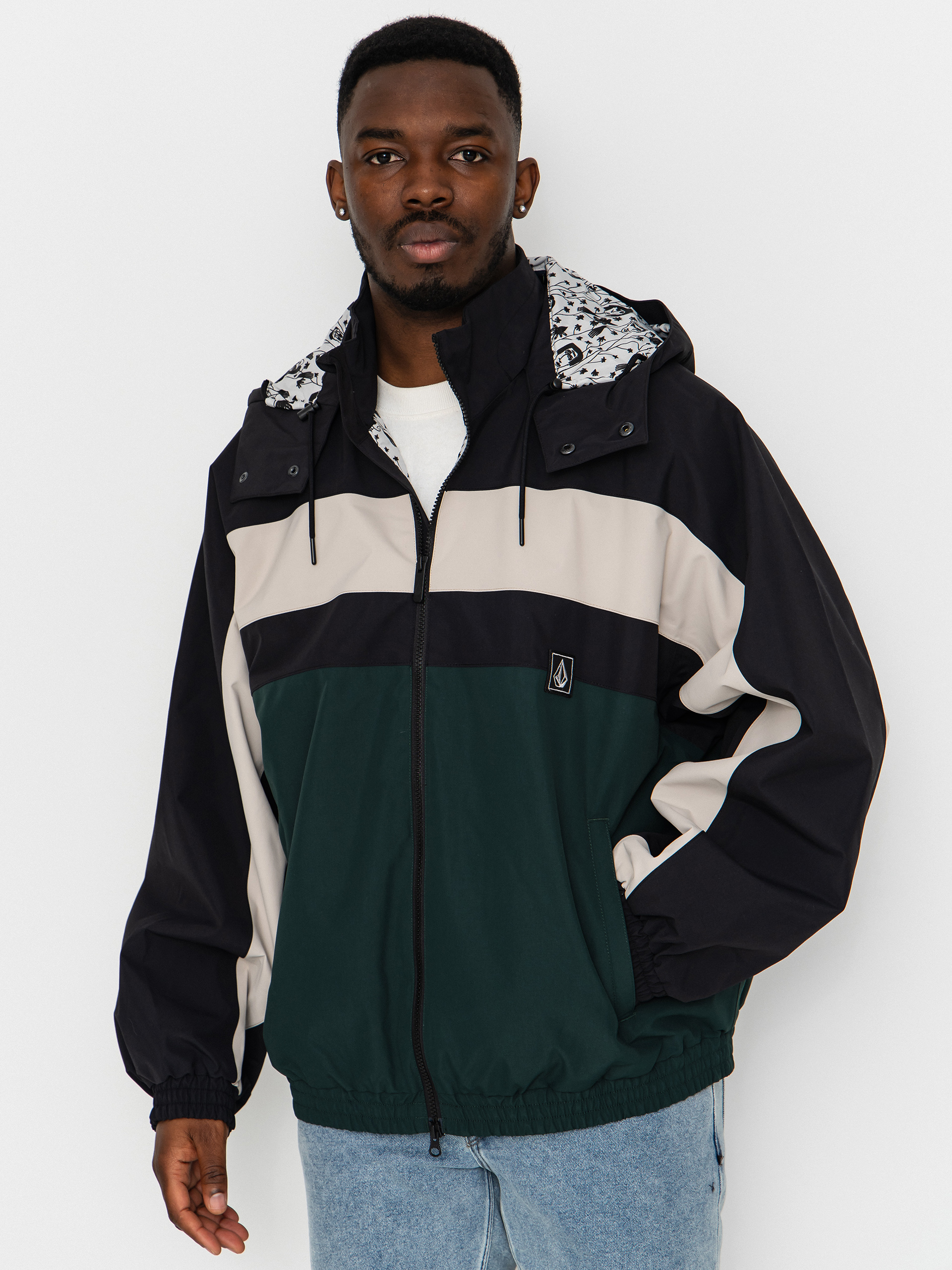 Volcom Dlm Snowboard jacke Wmn (black green)