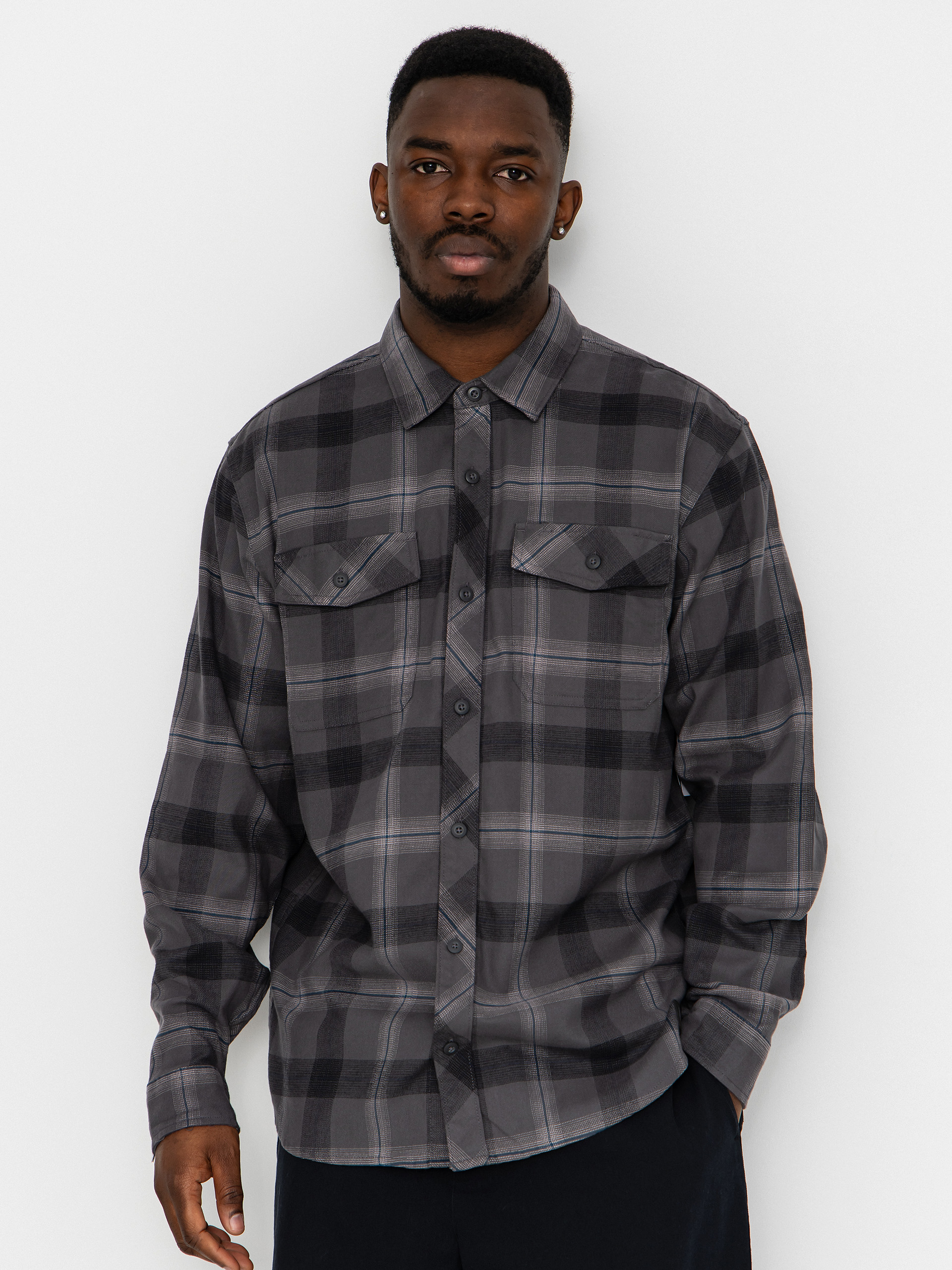 Fox Survivalist Core Flannel Shirt (dark shadow)
