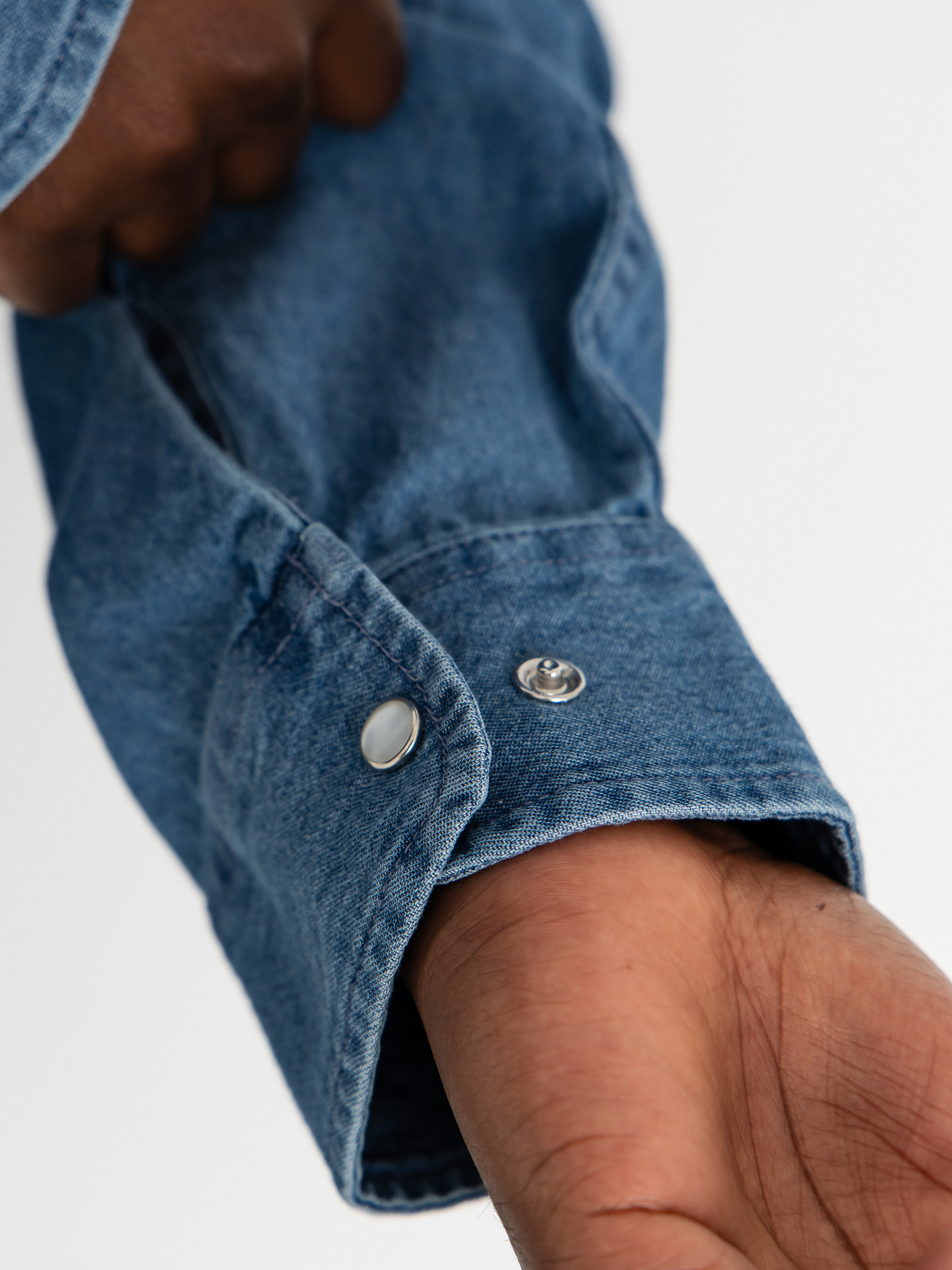 Brixton Waylon Lw Overshirt Shirt (med wash chambrey)