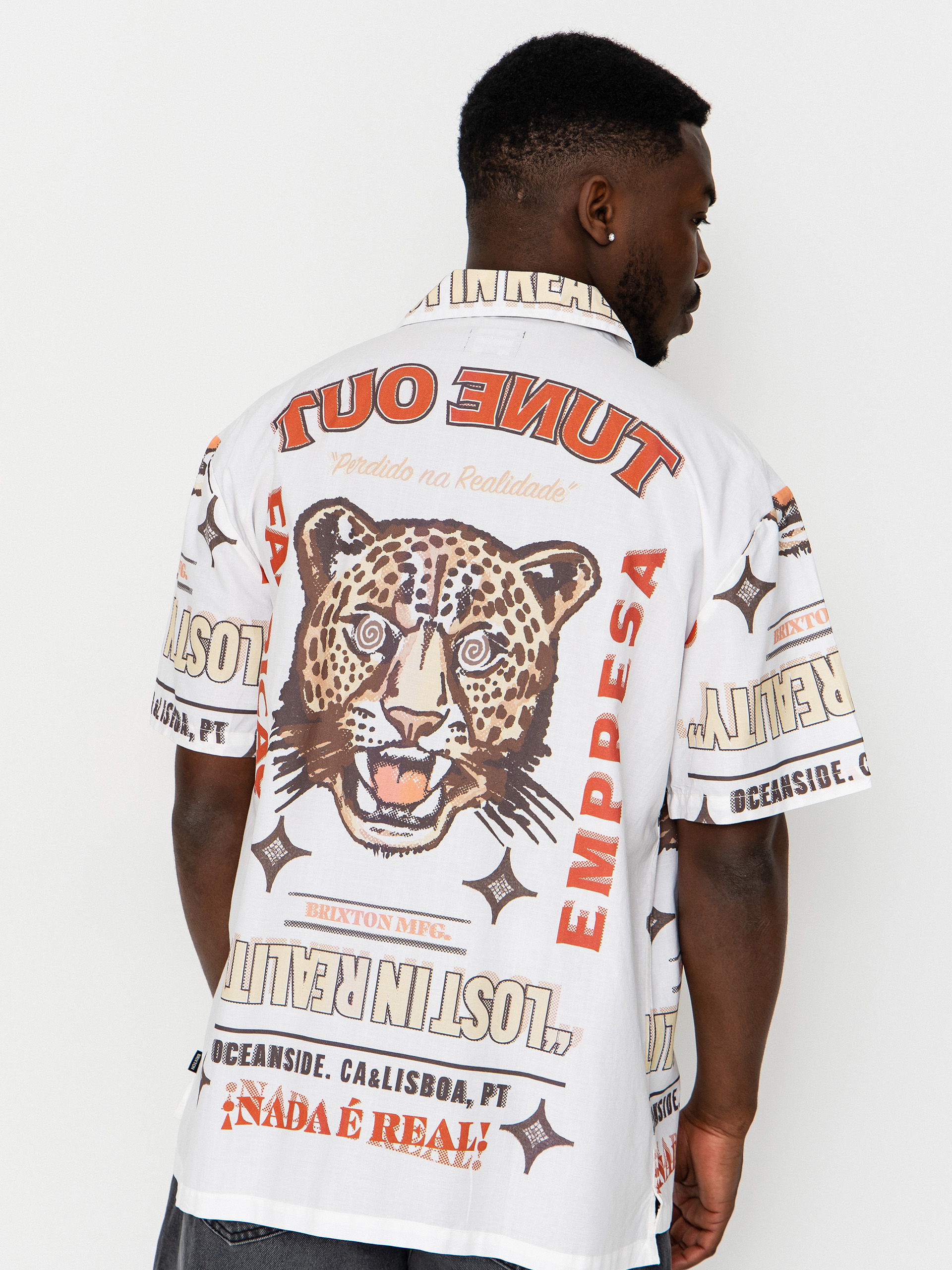 Brixton Getaway Shirt (lost in reality print)