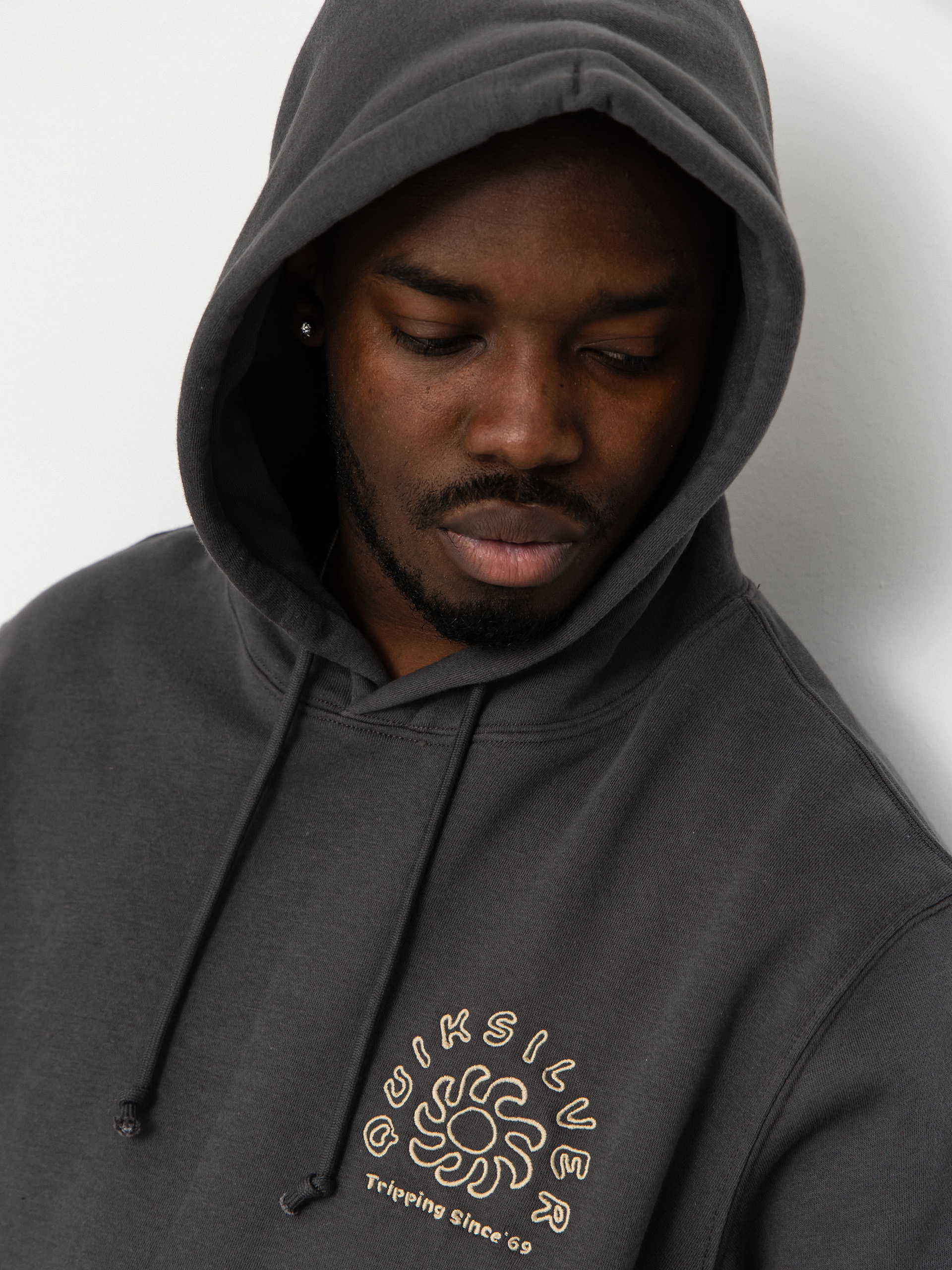 Quiksilver Salt Water Graphic HD Hoodie (iron gate)