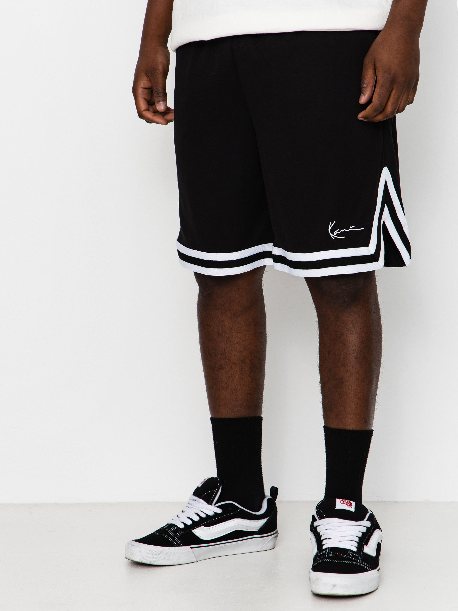 Karl Kani Shorts Signature Mesh (black/white)