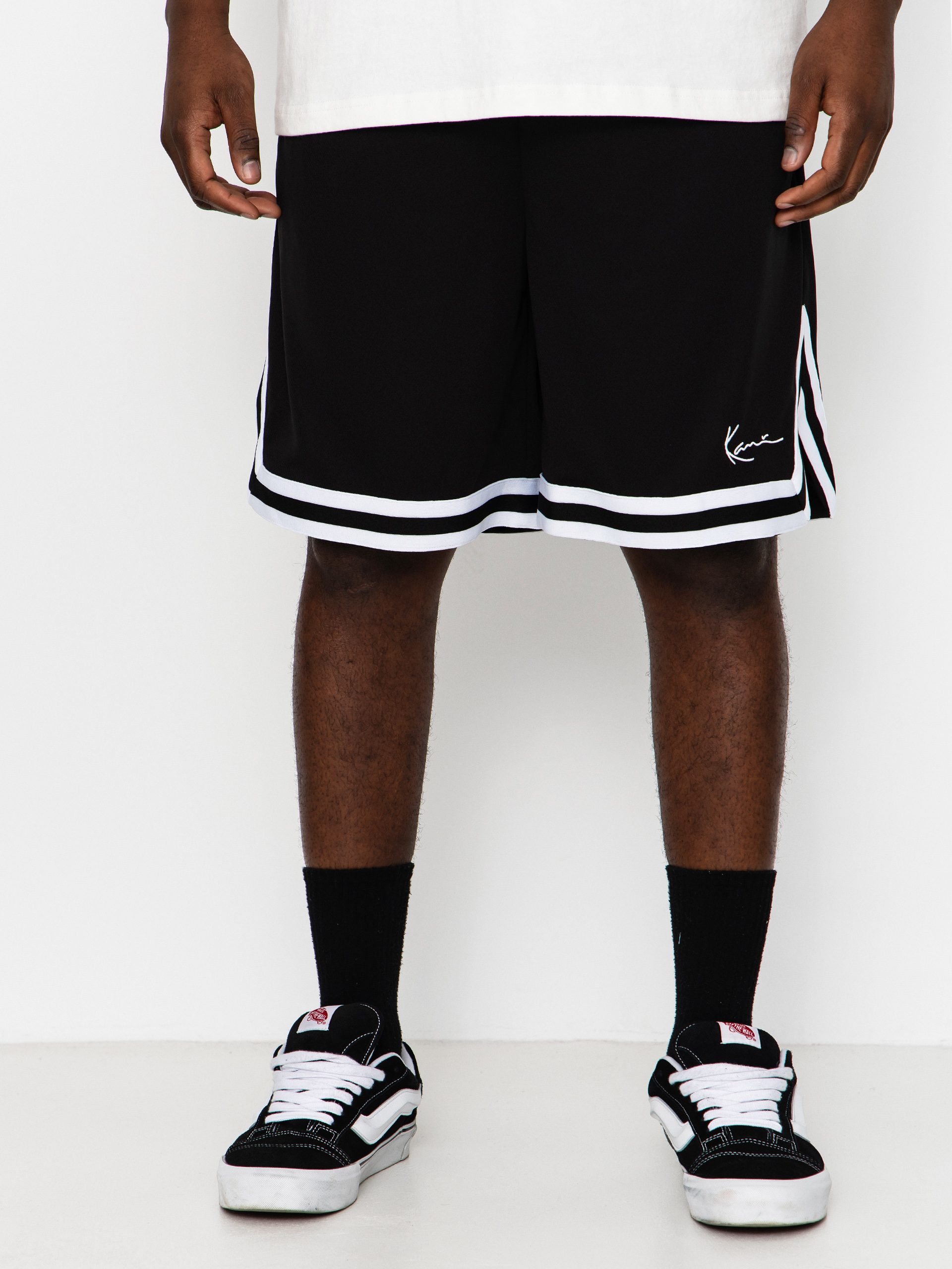 Karl Kani Shorts Signature Mesh (black/white)