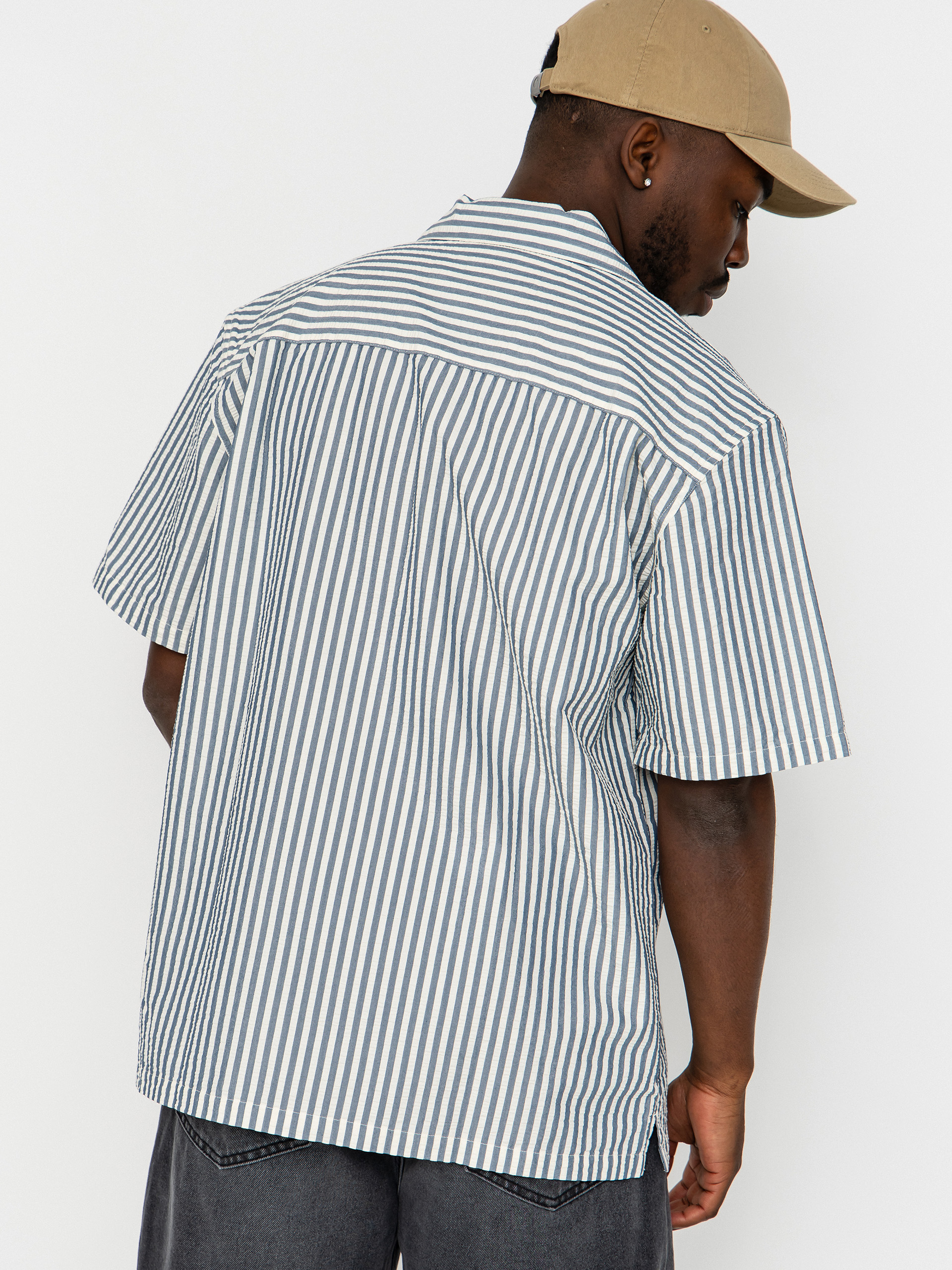 Carhartt WIP Leavel Hemd (leavel stripe/blue river/wax)