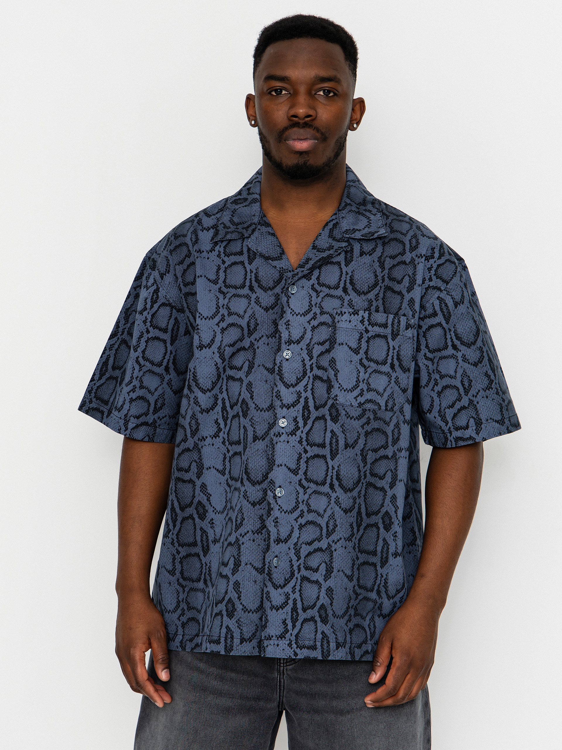 Carhartt WIP Snake Camo Shirt (snake camo/velvet blue)