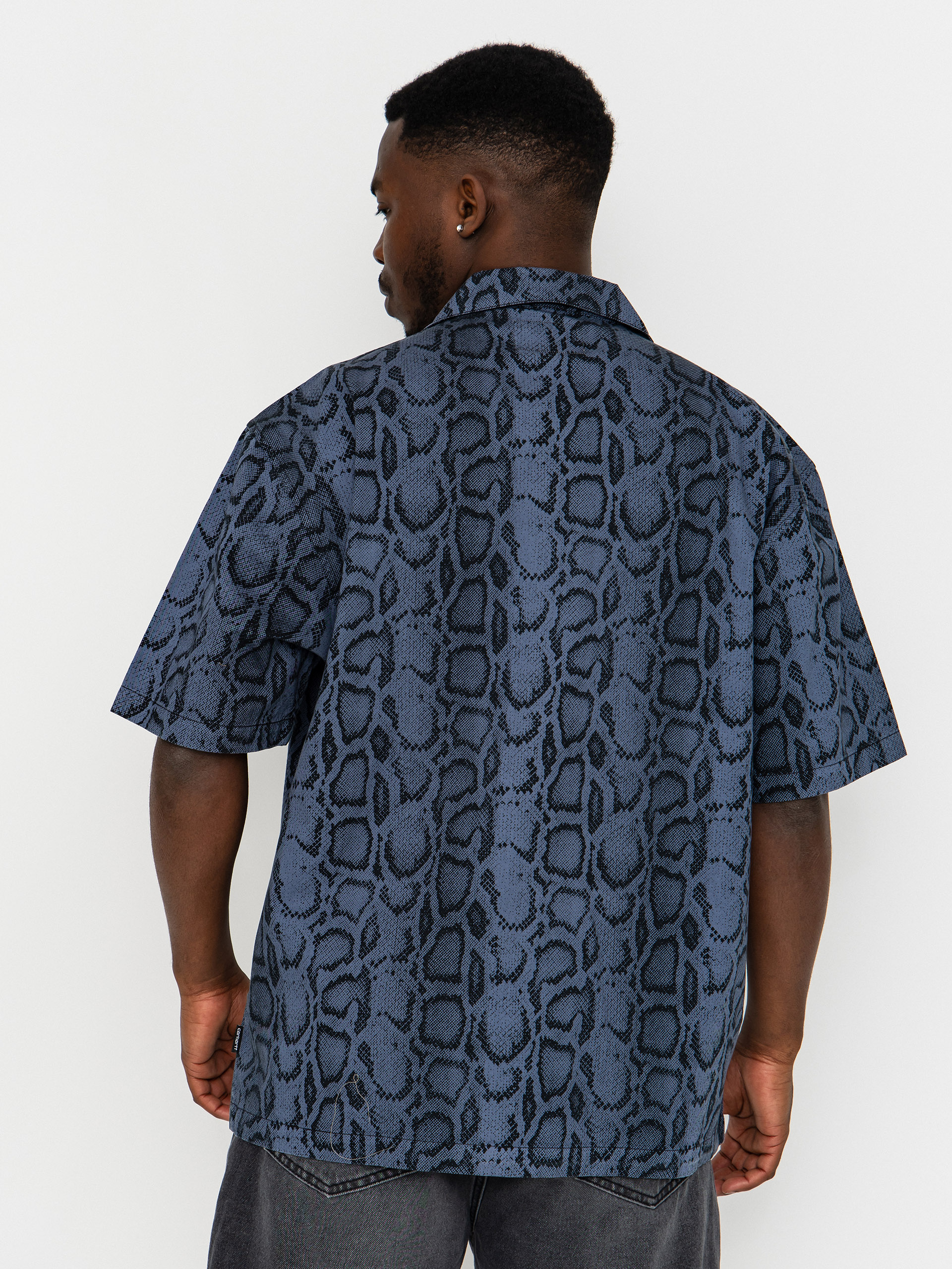 Carhartt WIP Snake Camo Shirt (snake camo/velvet blue)