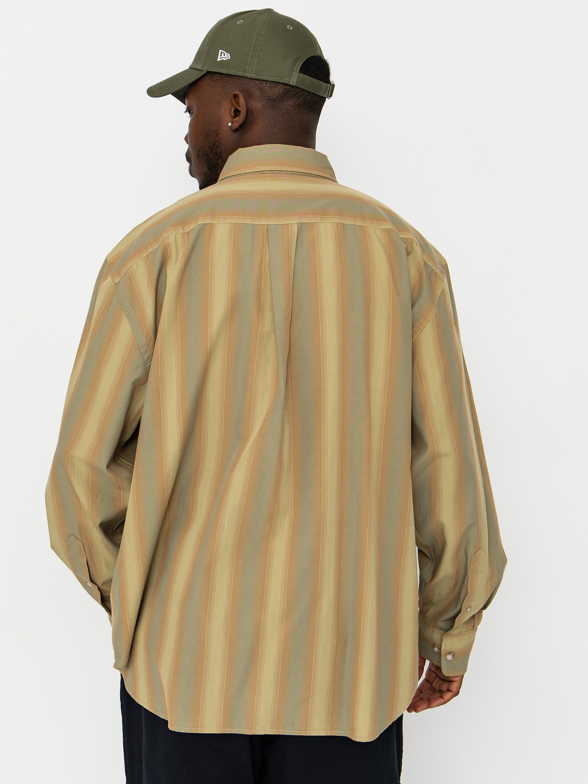 Polar Skate Ben Shirt (green stripe)