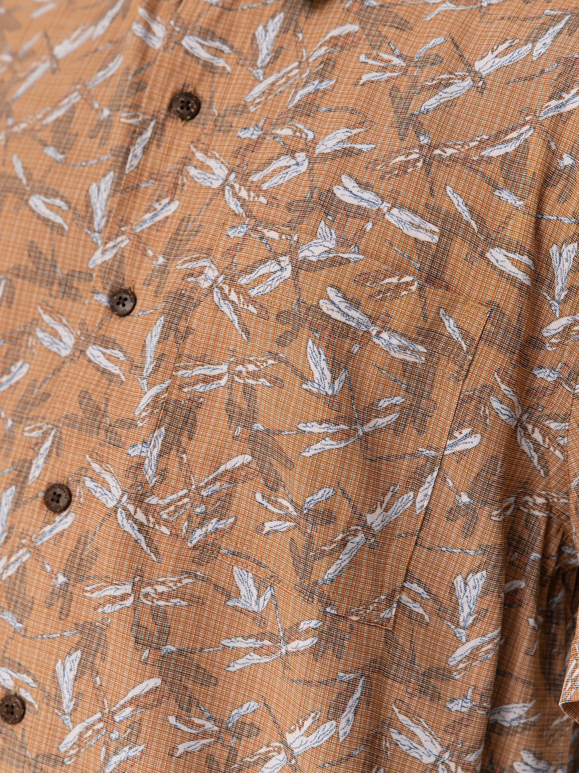 Royal Robbins Camino Pucker Hemd (pecan dragonfly pt)
