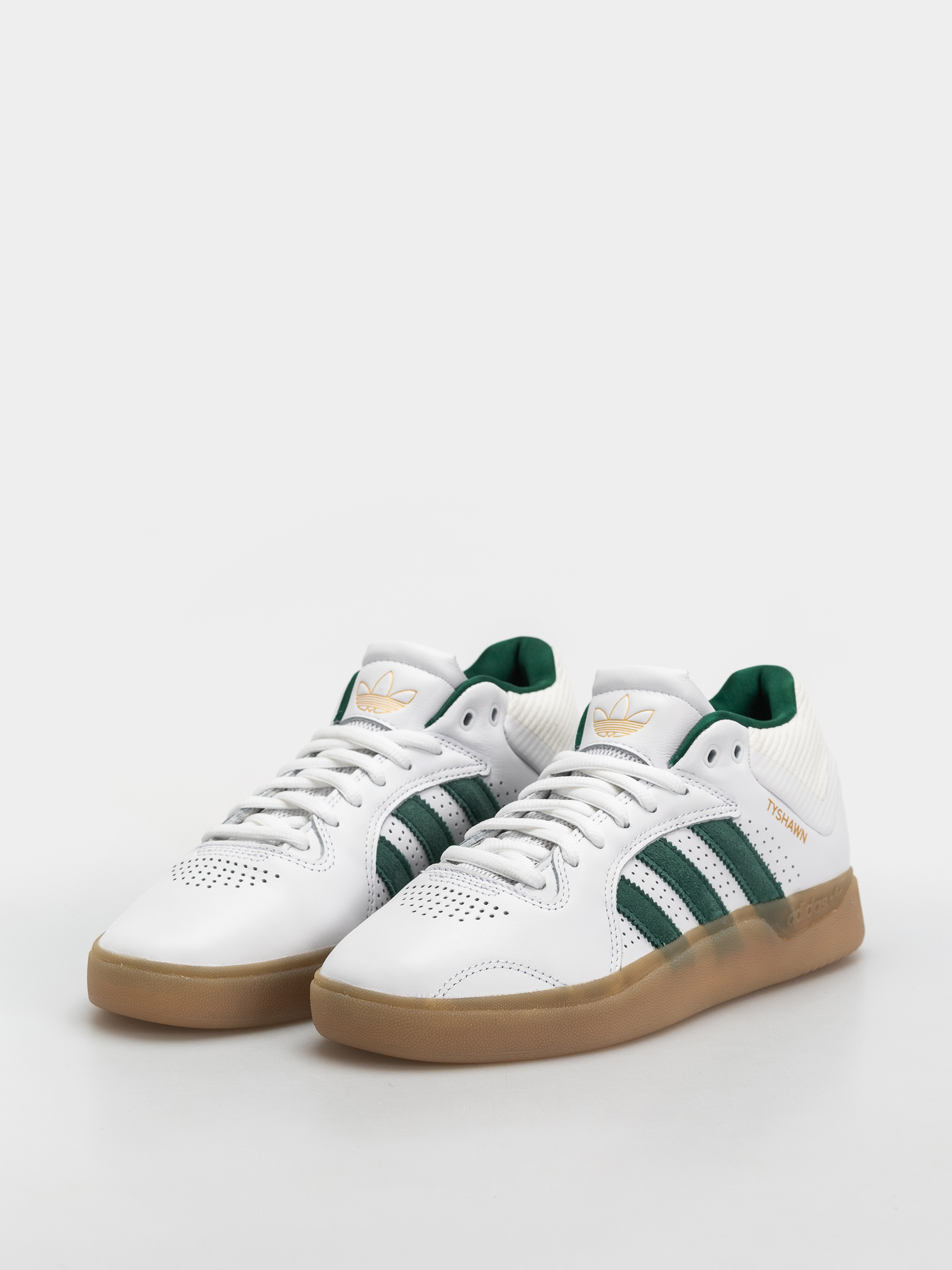 adidas Tyshawn Shoes (ftwwht/cgreen/gum4)