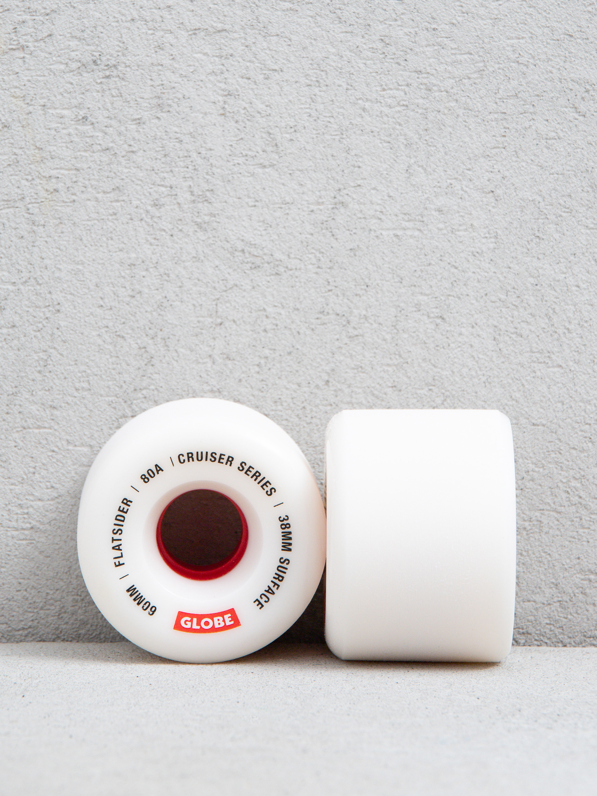 Globe Flatsider Rollen (white/red)