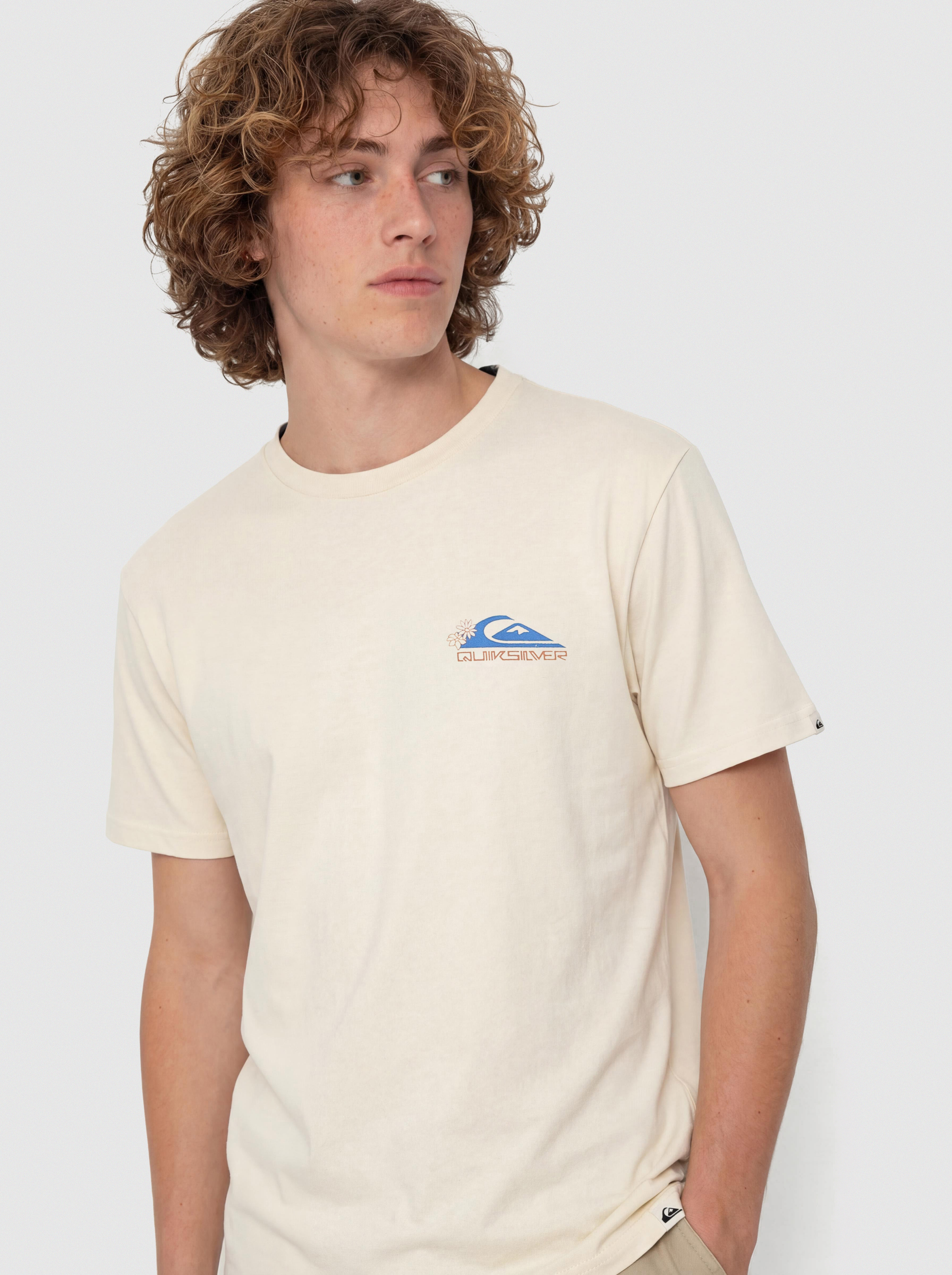 Quiksilver Ev Barrel Paradise T-Shirt (bone white)