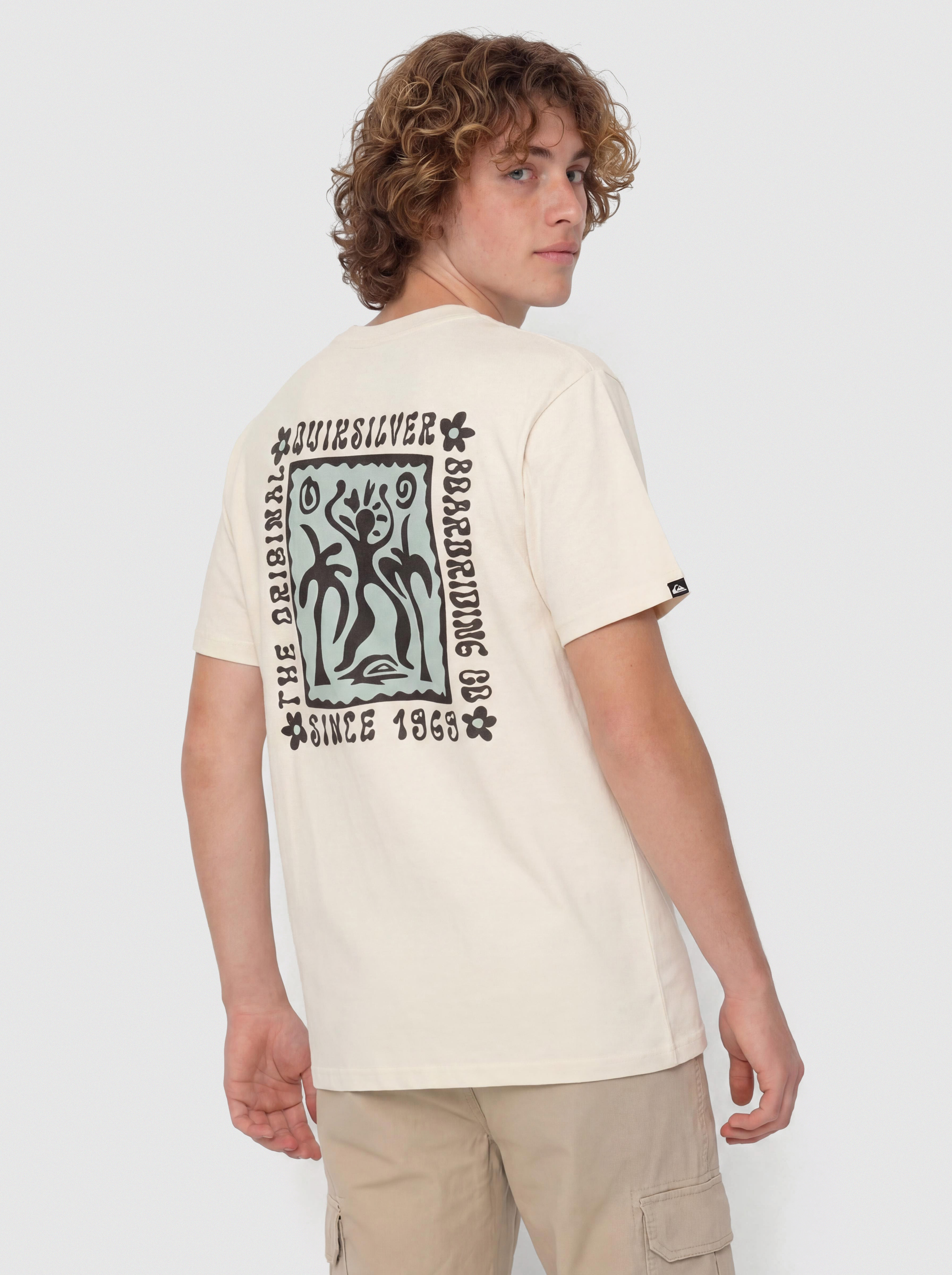Quiksilver Serenity Splash T-Shirt (bone white)
