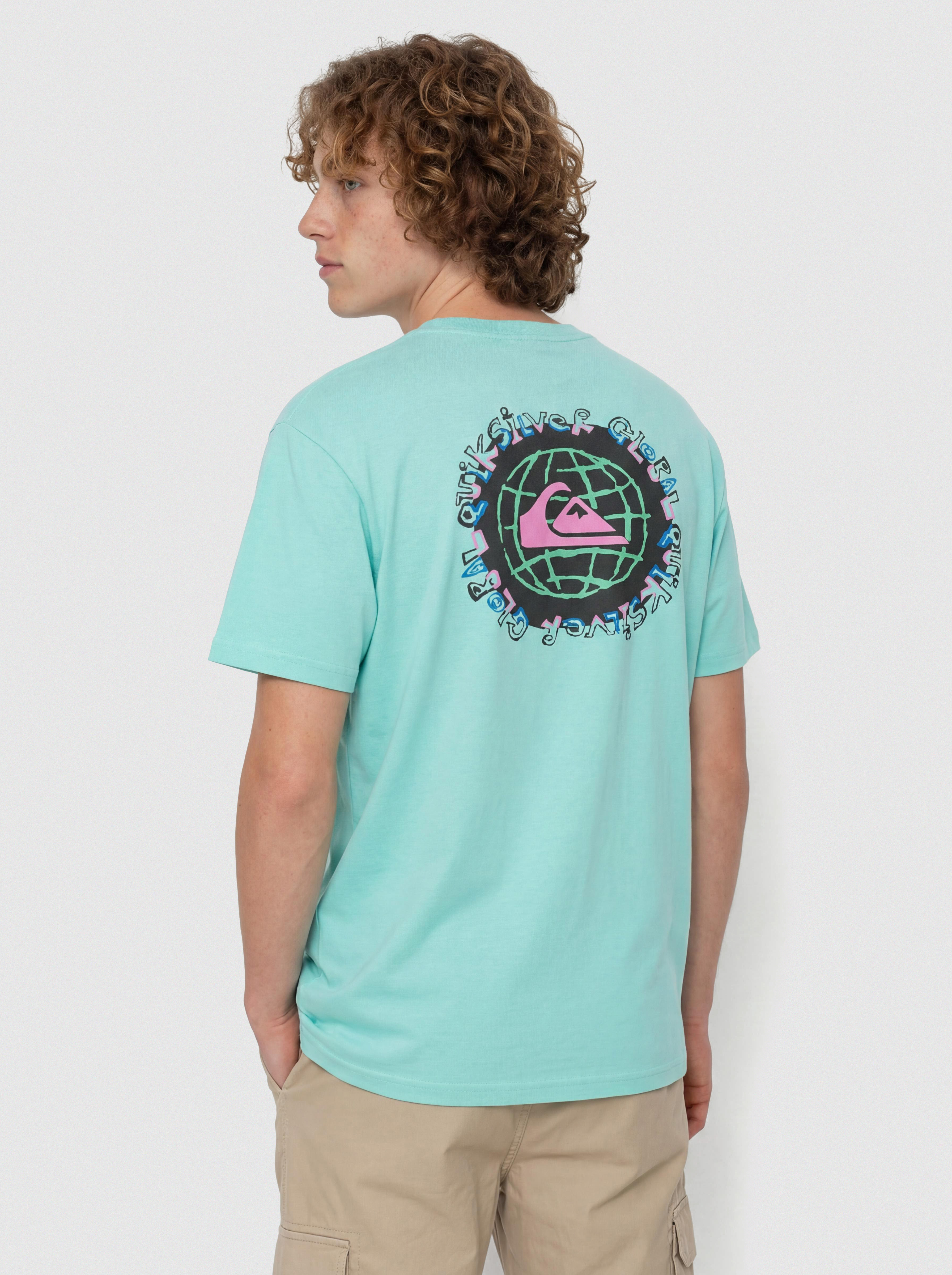 Quiksilver Global Heat T-Shirt (aqua sky)