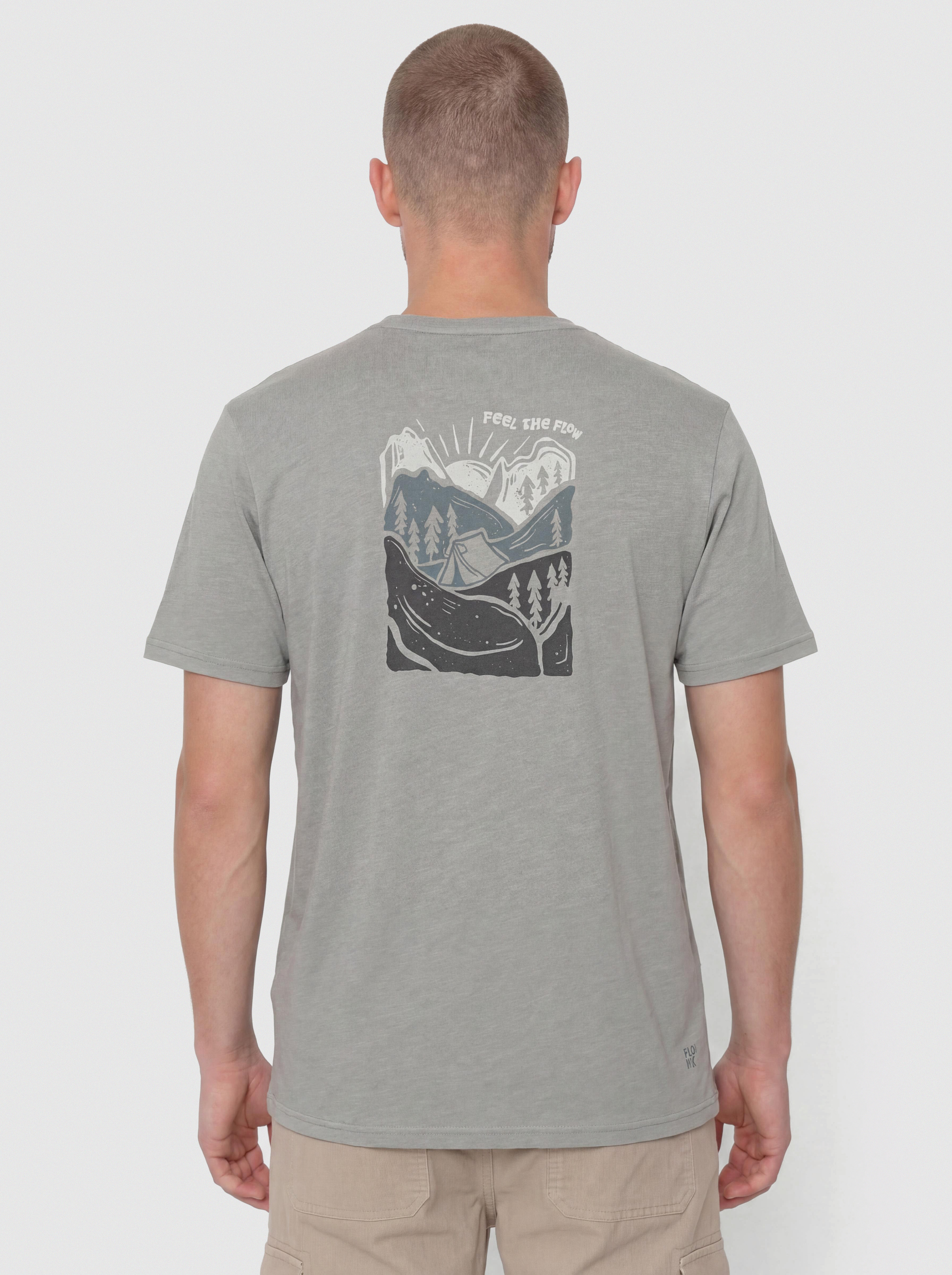 FLOV Timberon T-shirt (light grey/dark grey)