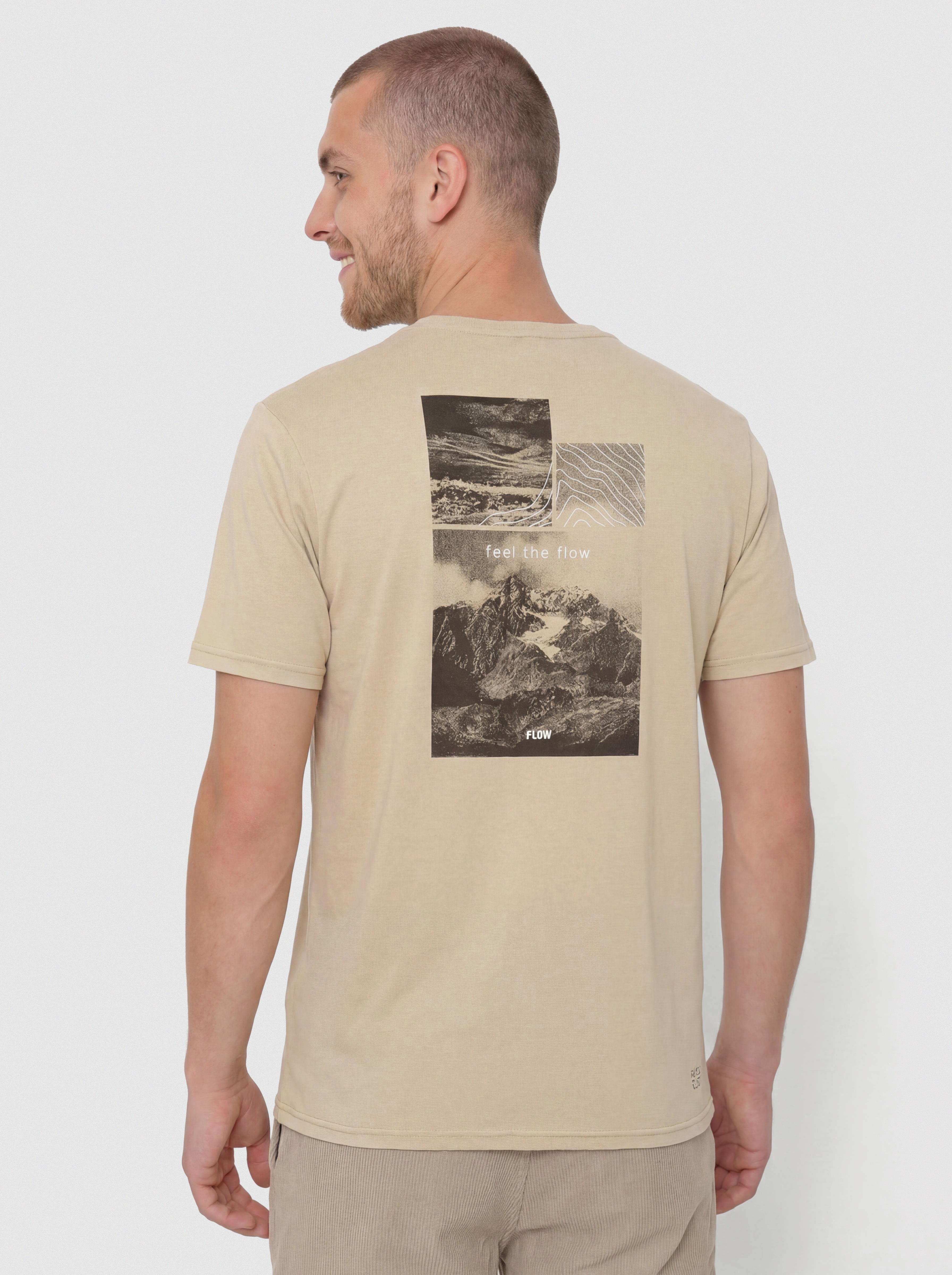 FLOV Morro T-shirt (beige/dark grey)