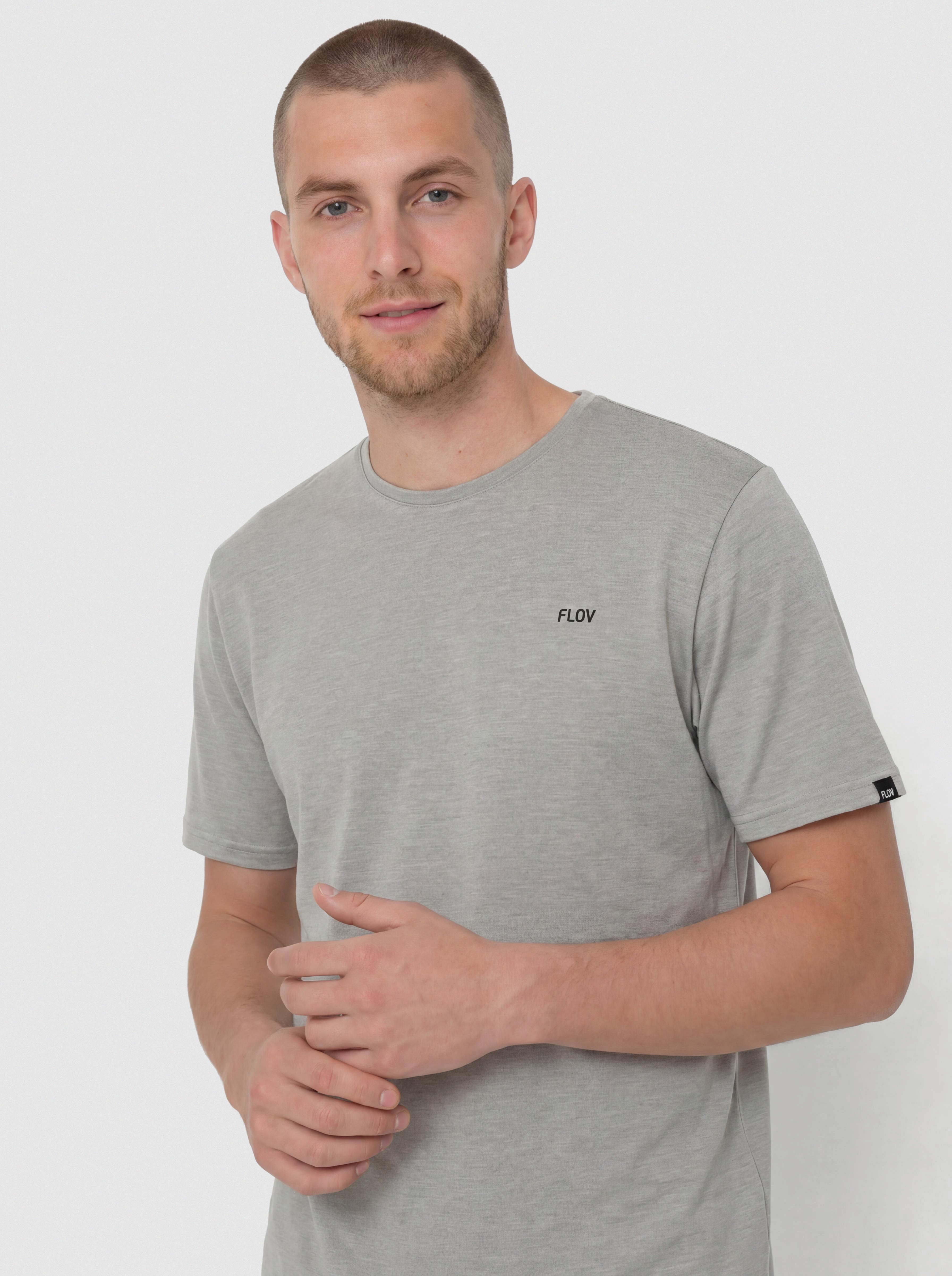FLOV Timberon T-shirt (light grey/dark grey)