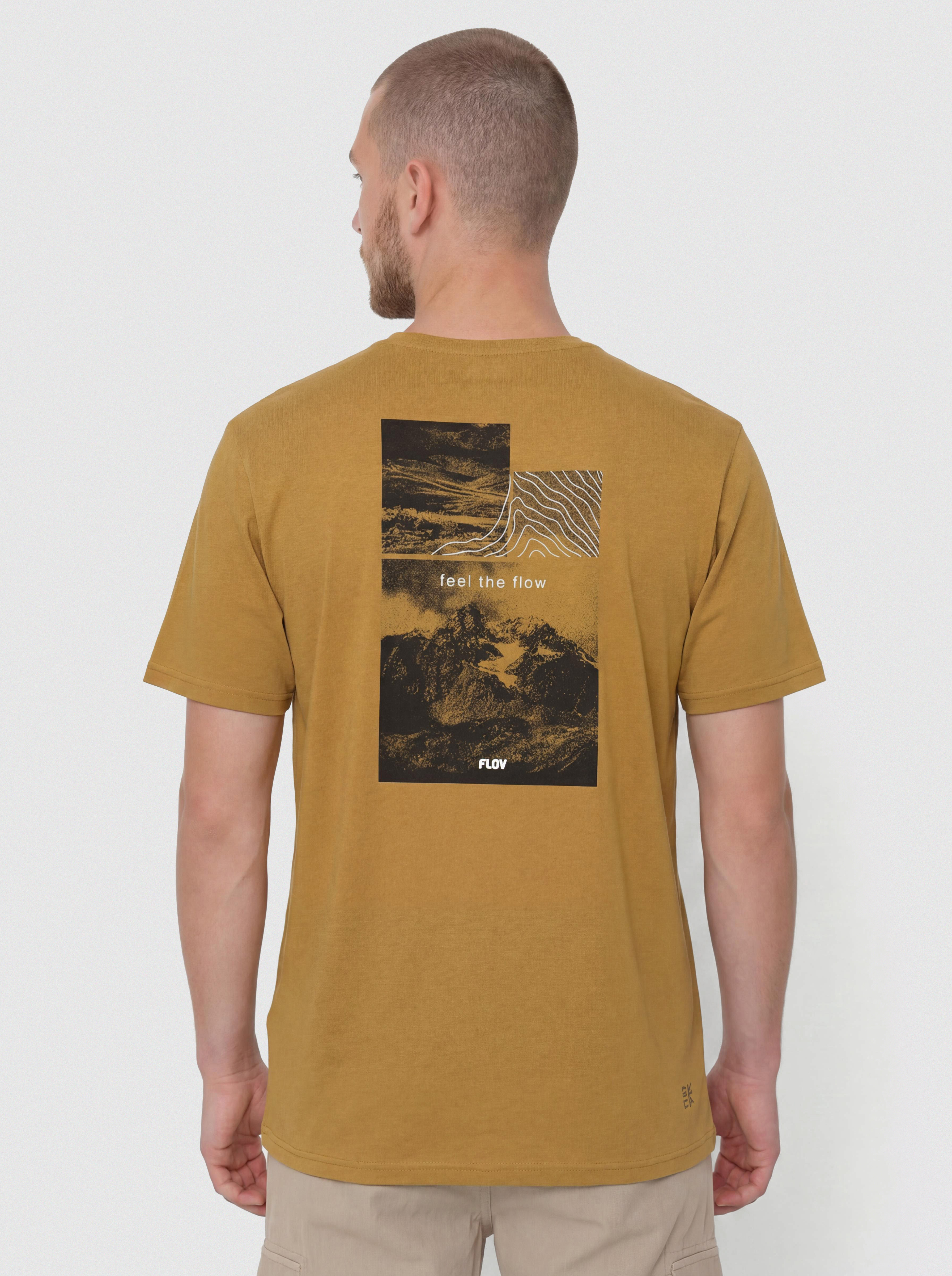 FLOV Morro T-shirt (light brown/dark grey)