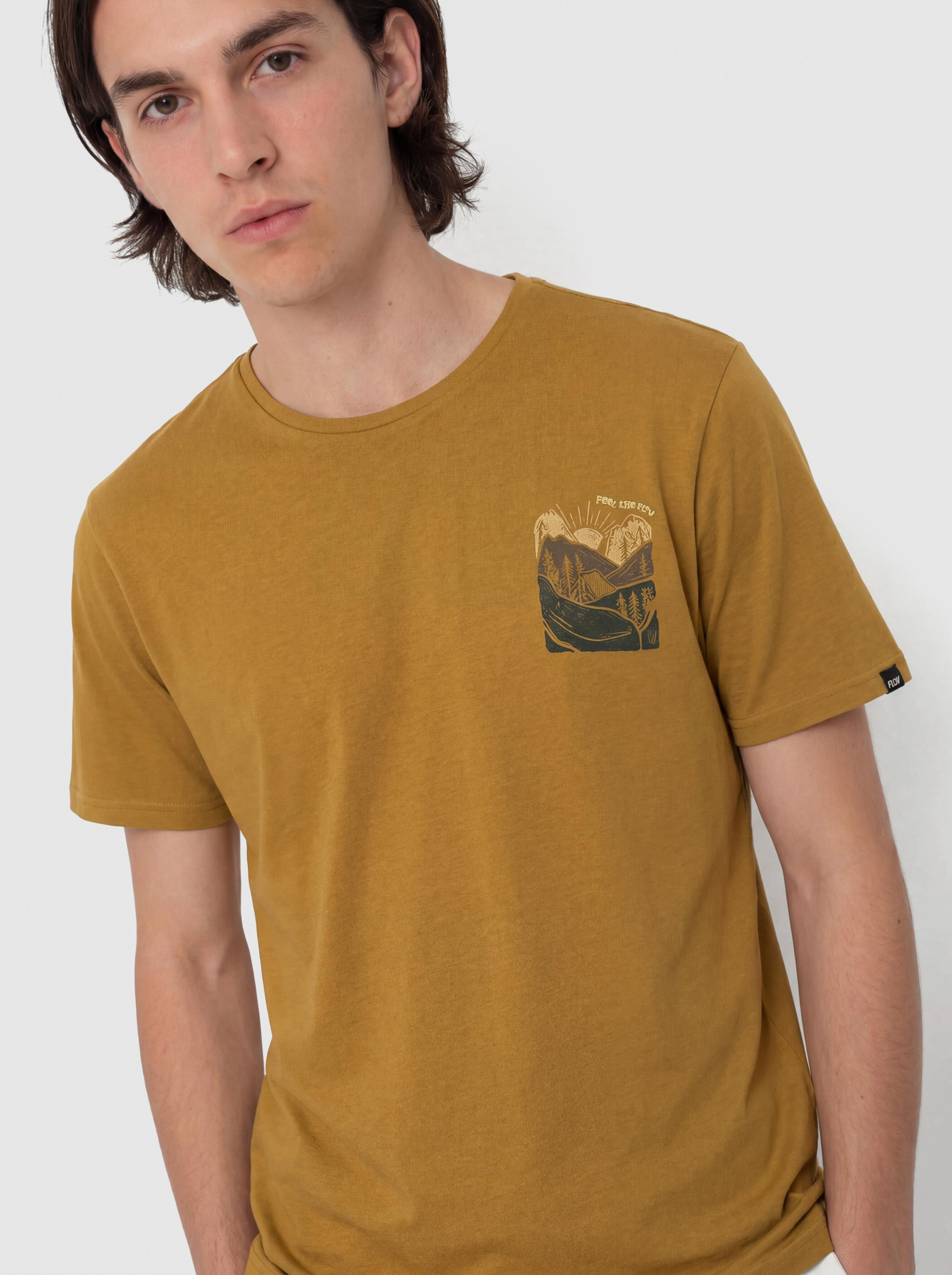 FLOV Timberon T-shirt (light brown/olive)