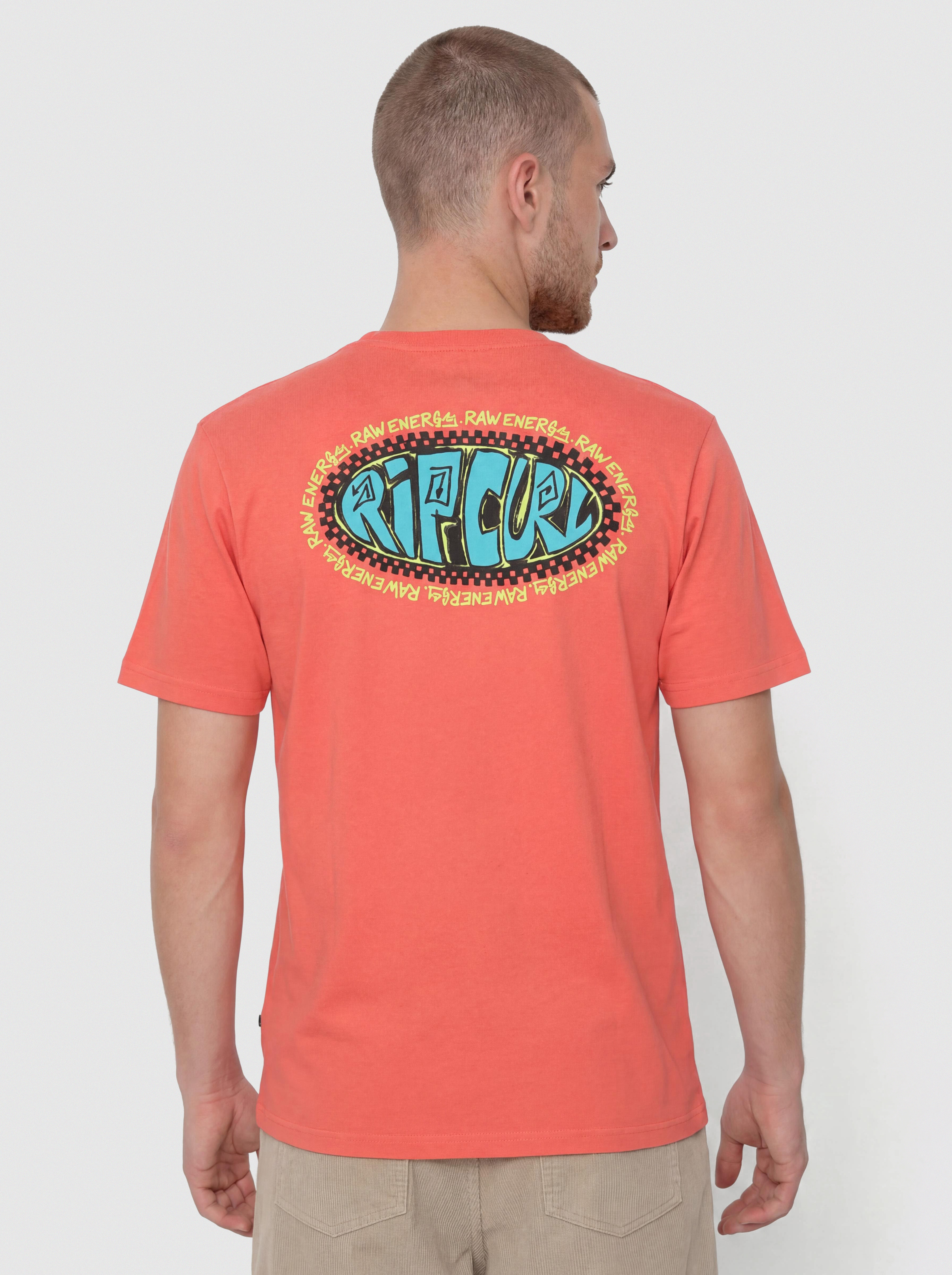 Rip Curl Raw Energy De Oval T-Shirt (rose sky)