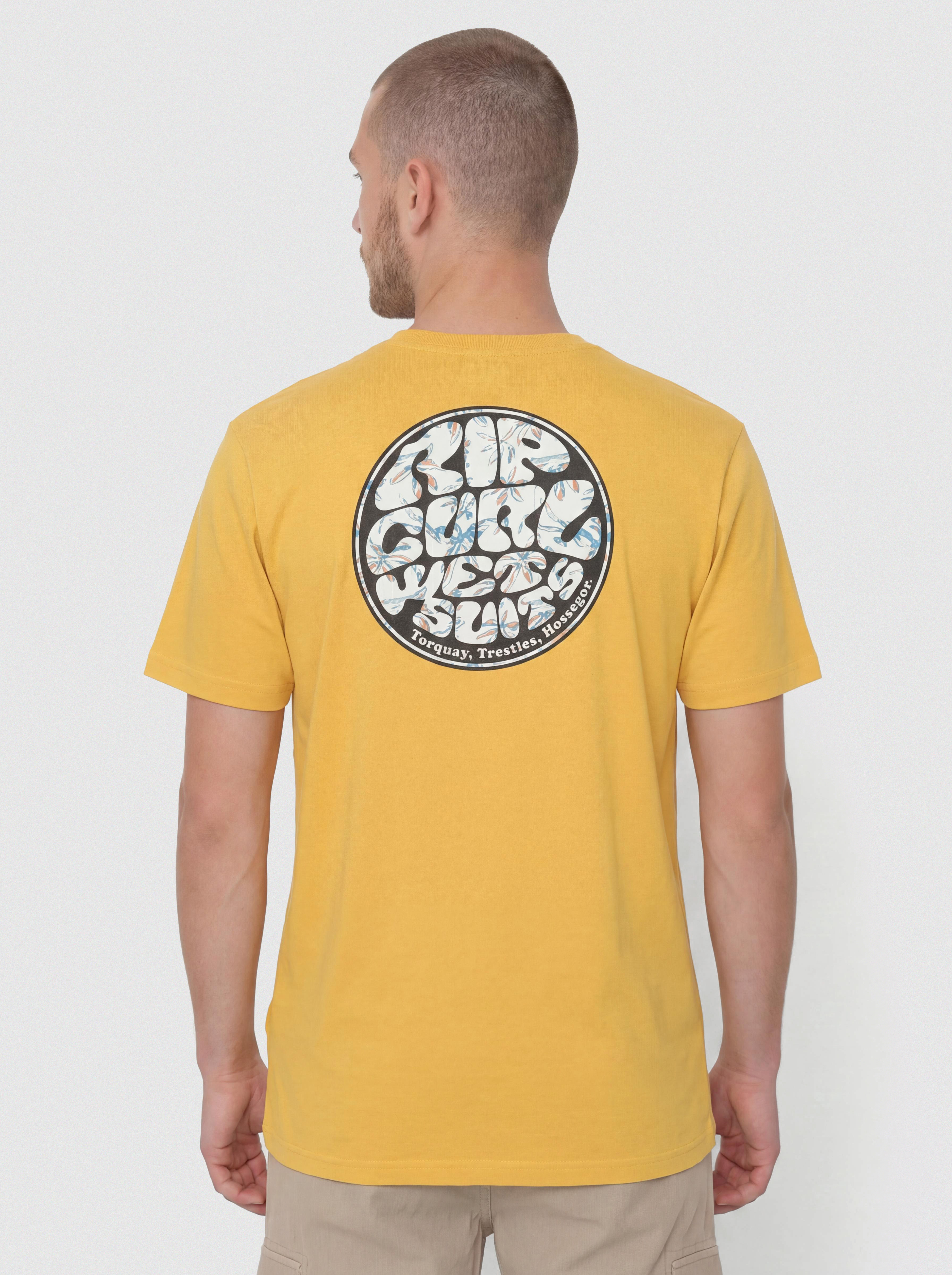 Rip Curl Wettie Passage Icon T-Shirt (ochre)