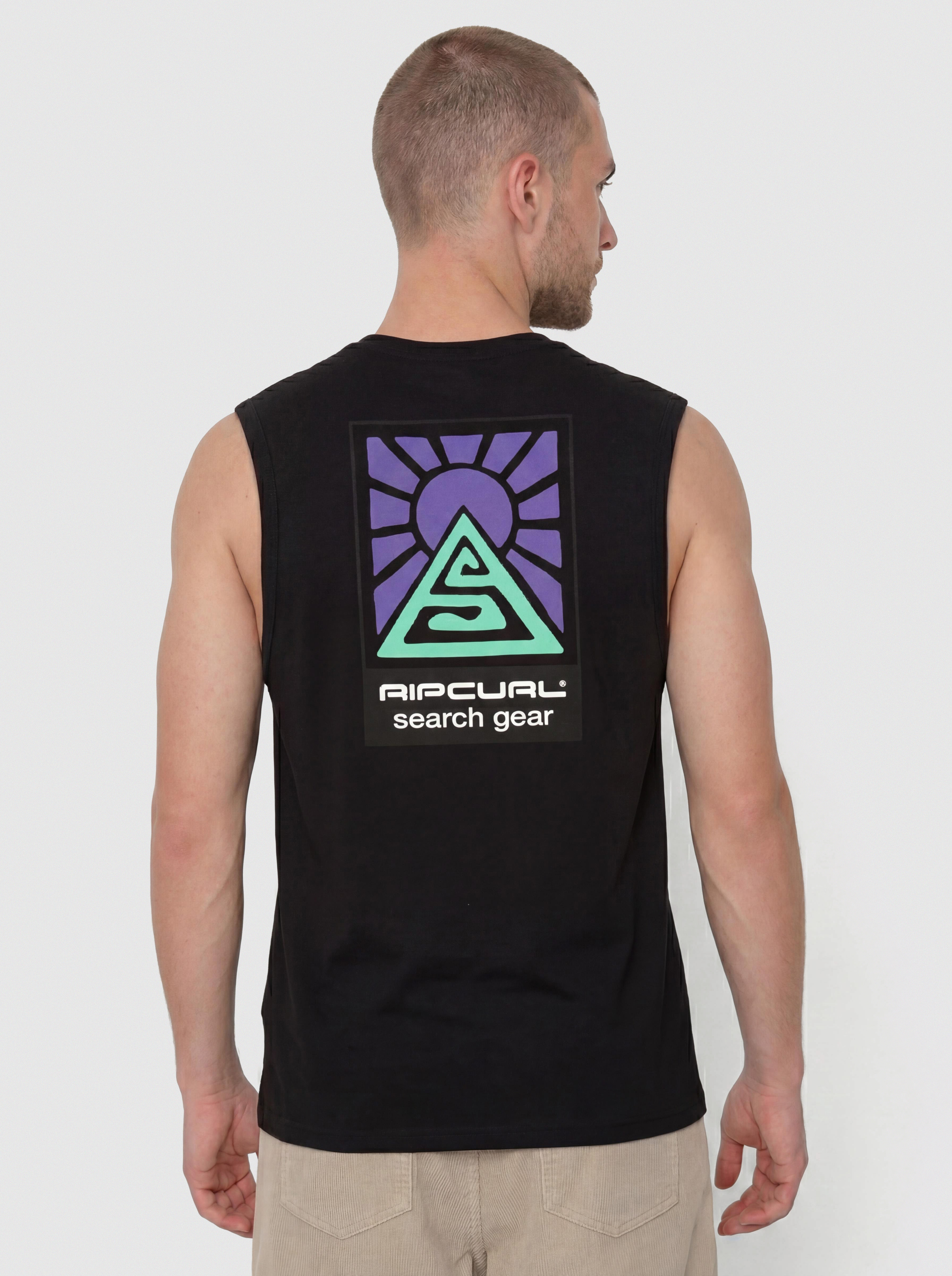 Rip Curl Search Dawn Muscle T-Shirt (black)