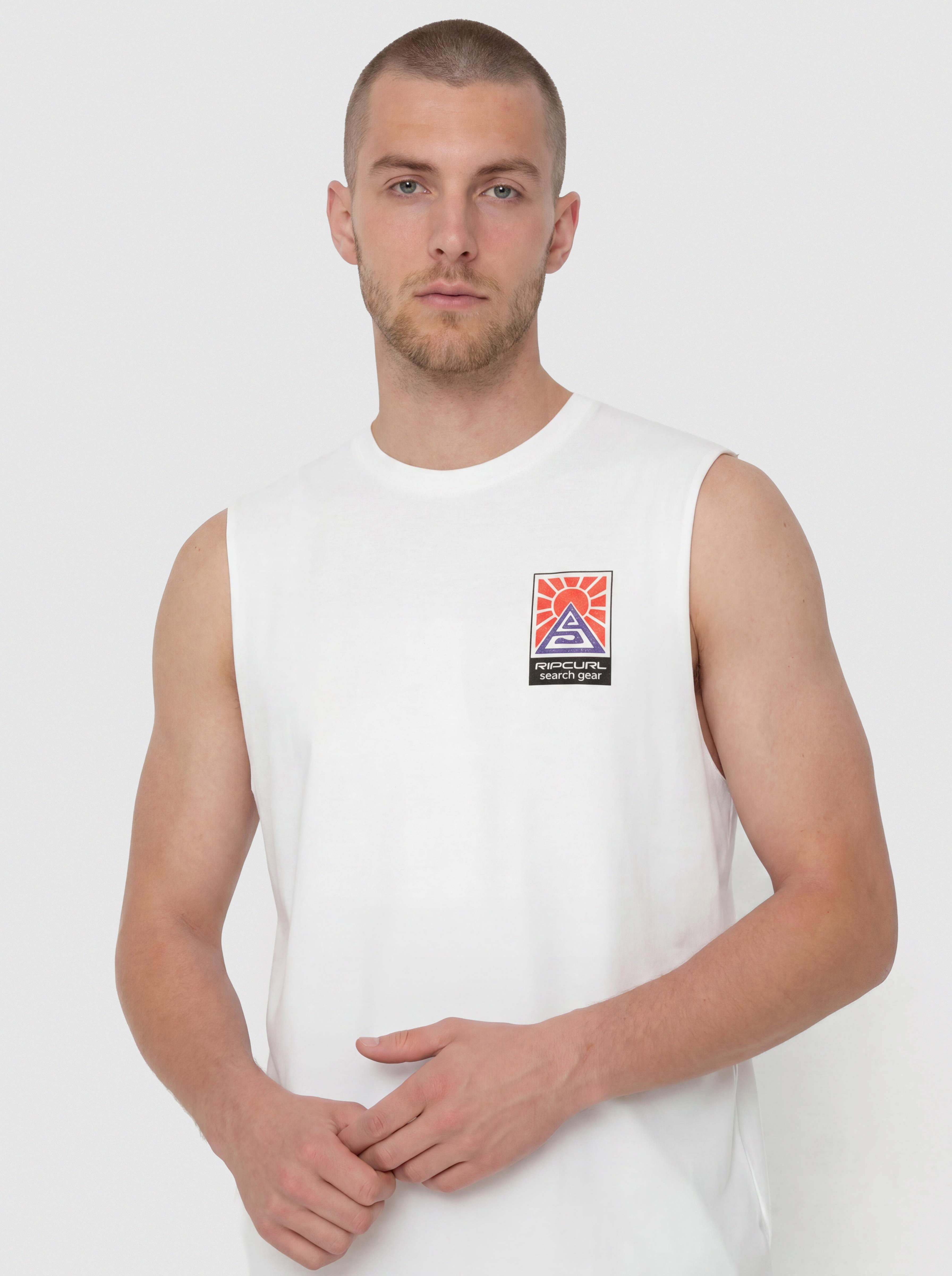 Rip Curl Search Dawn Muscle T-Shirt (bone)
