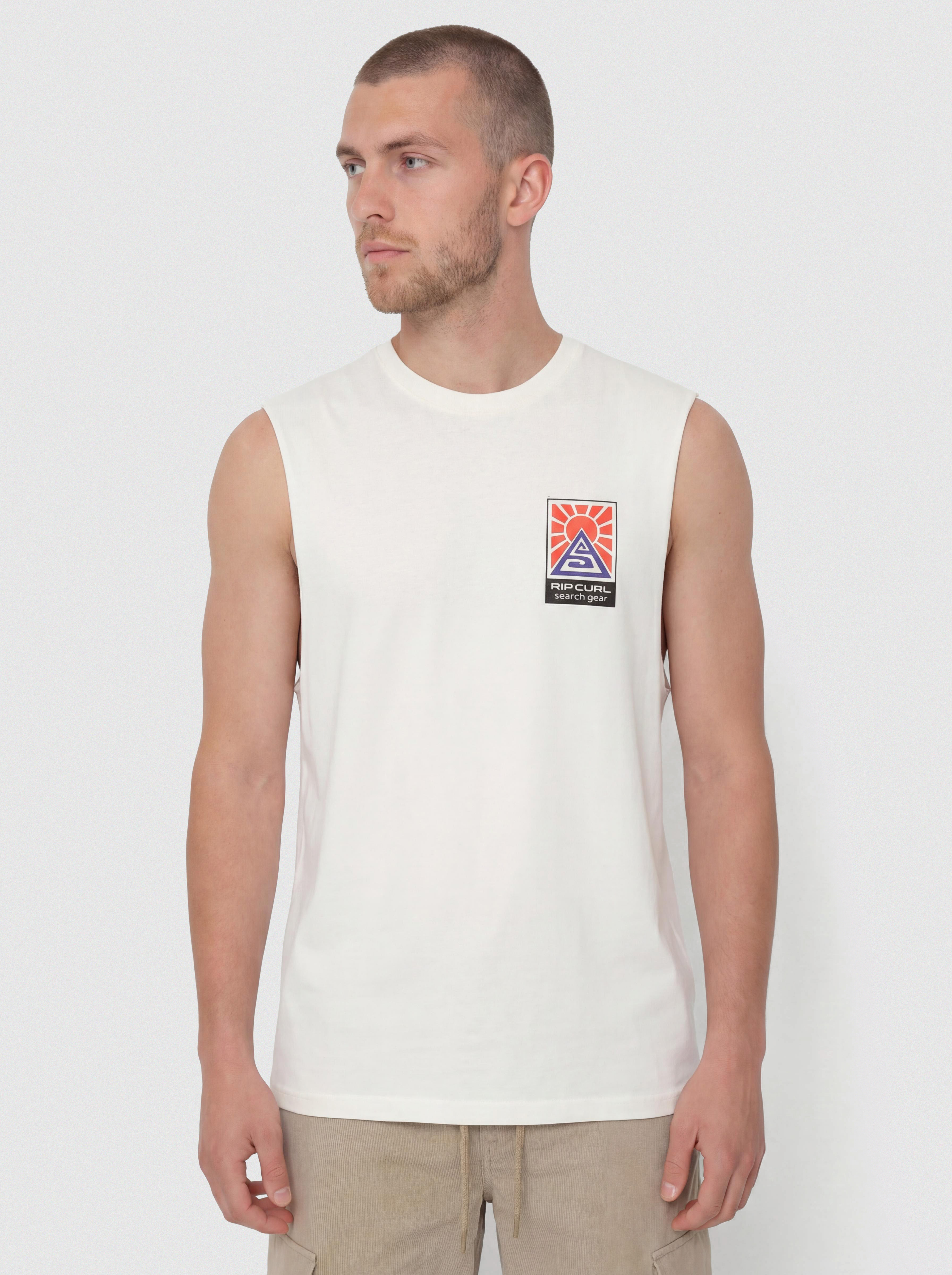 Rip Curl Search Dawn Muscle T-Shirt (bone)