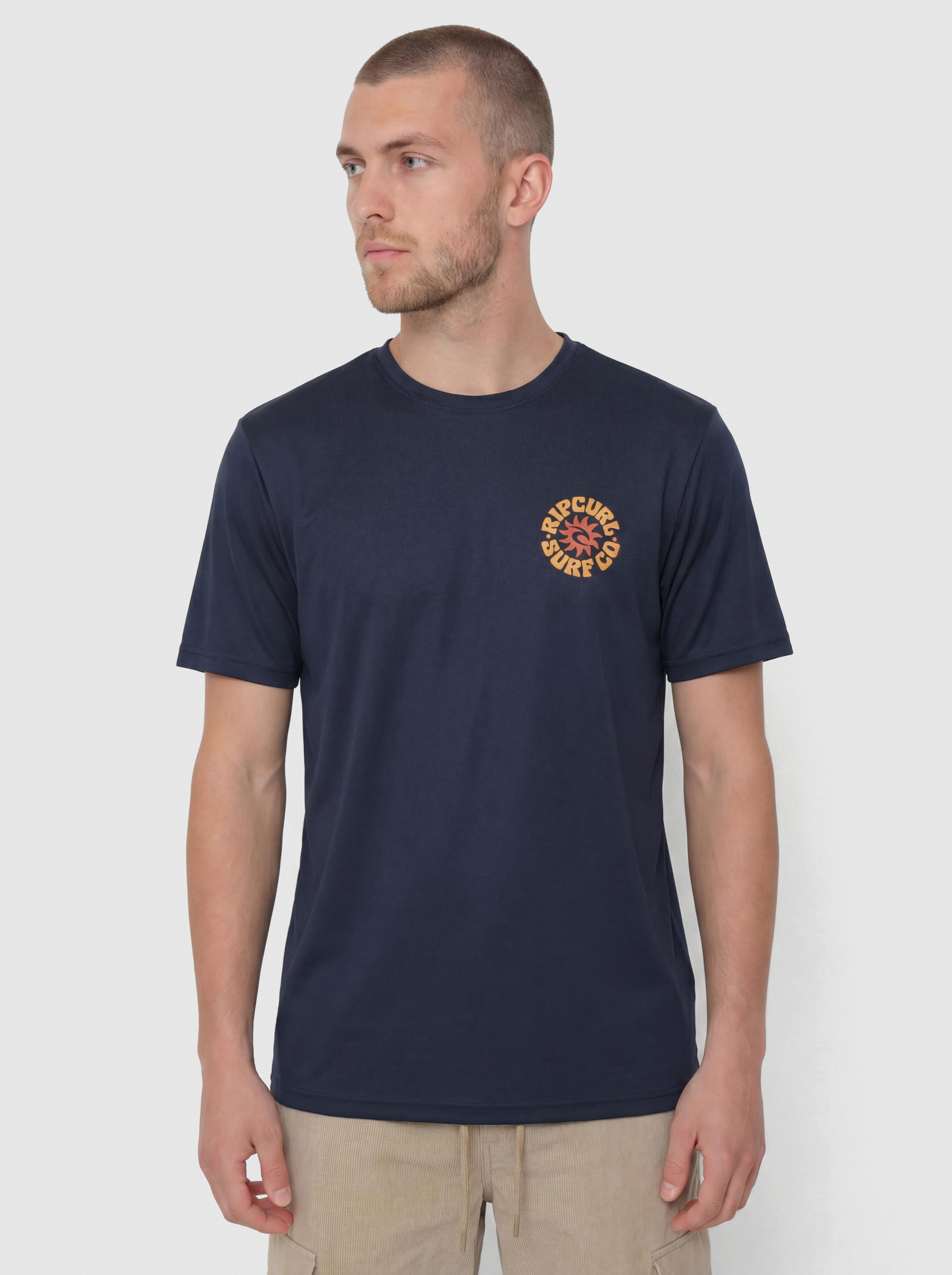 Rip Curl Pacific Rinse Surflite Upf T-Shirt (dark navy)