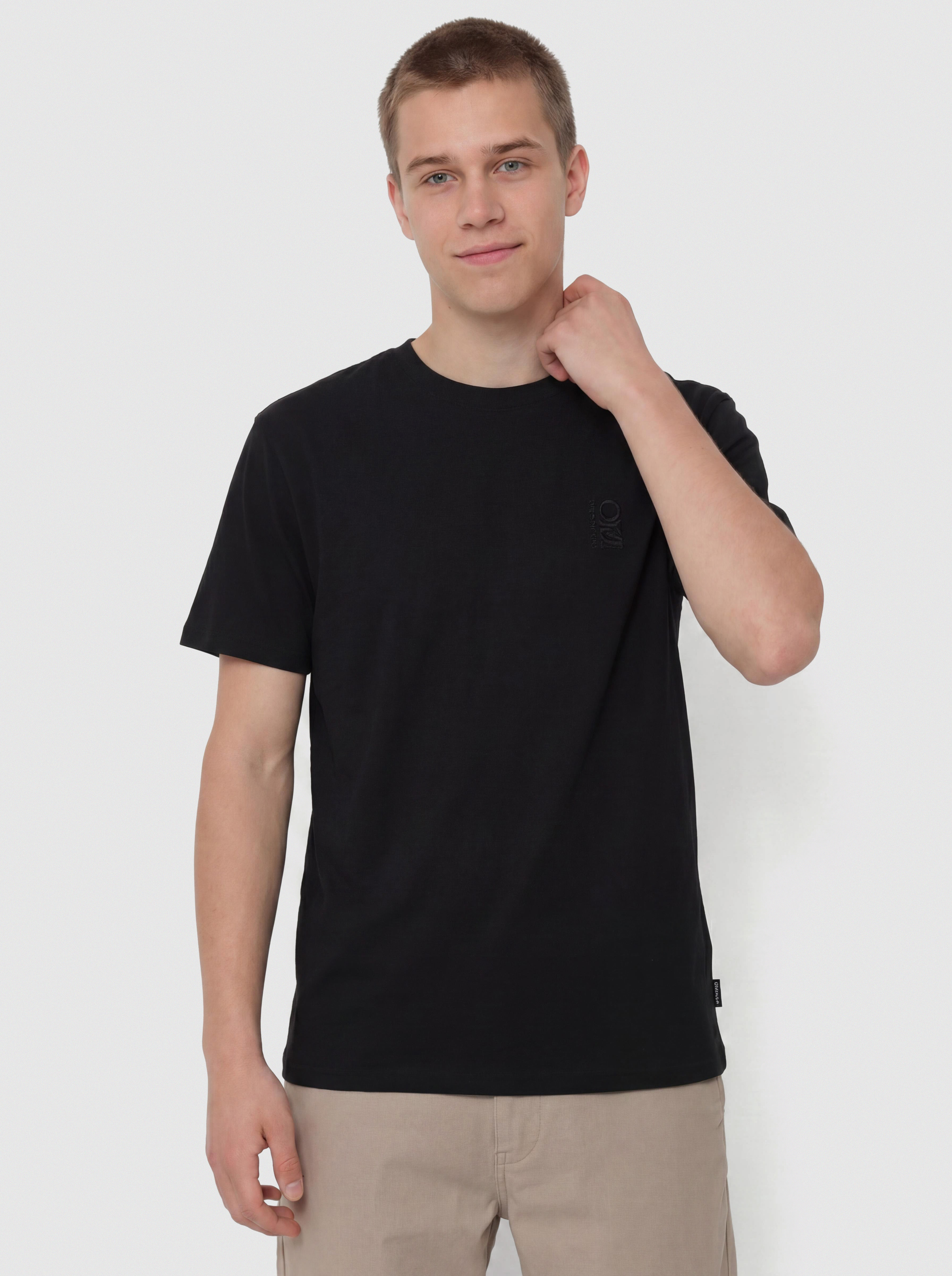 Rip Curl Search Embroidery T-Shirt (black)