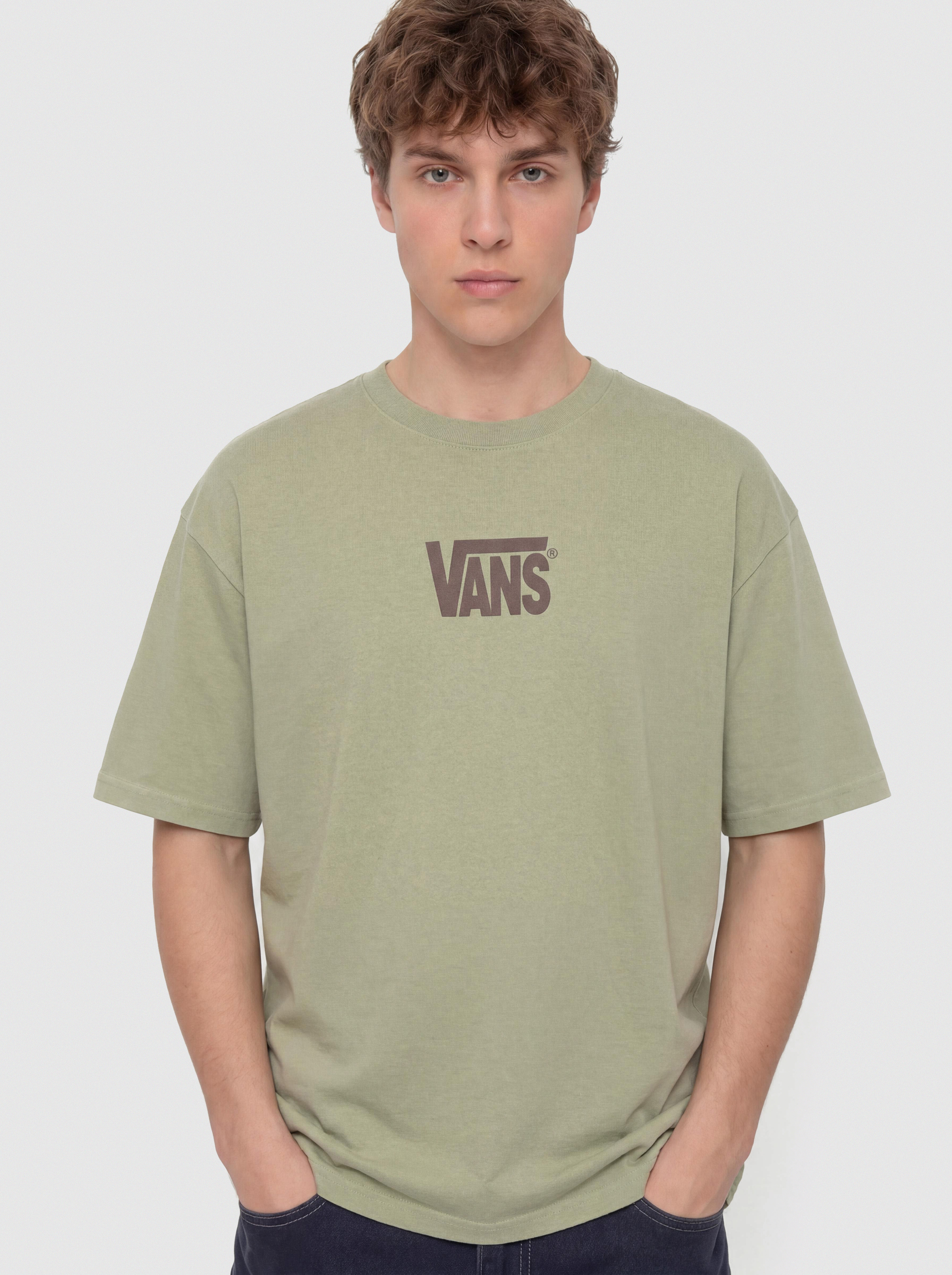 Vans Stretch Logo T-Shirt (soft sage)