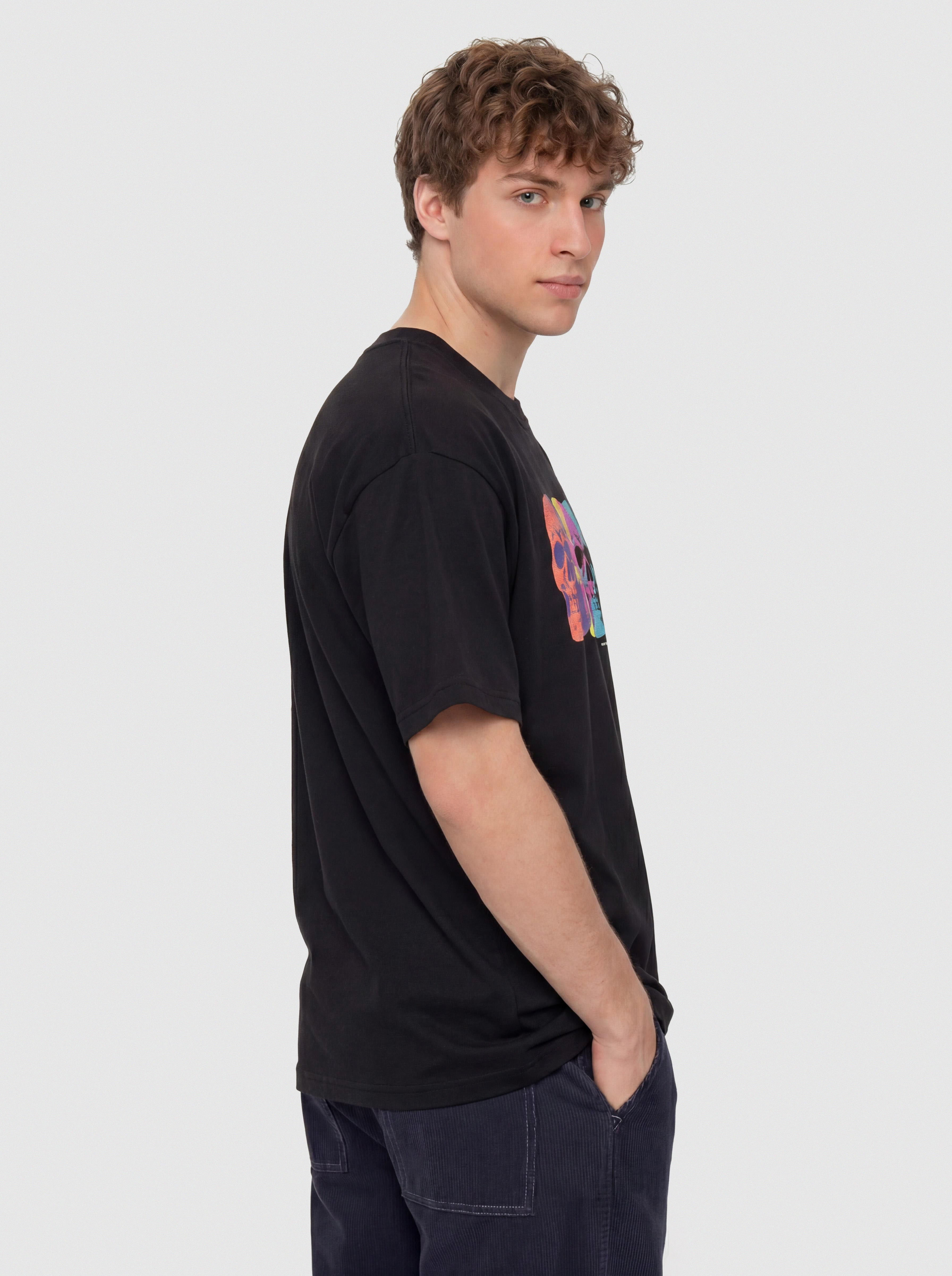 Vans T-Shirt Bone Head Loose (black)