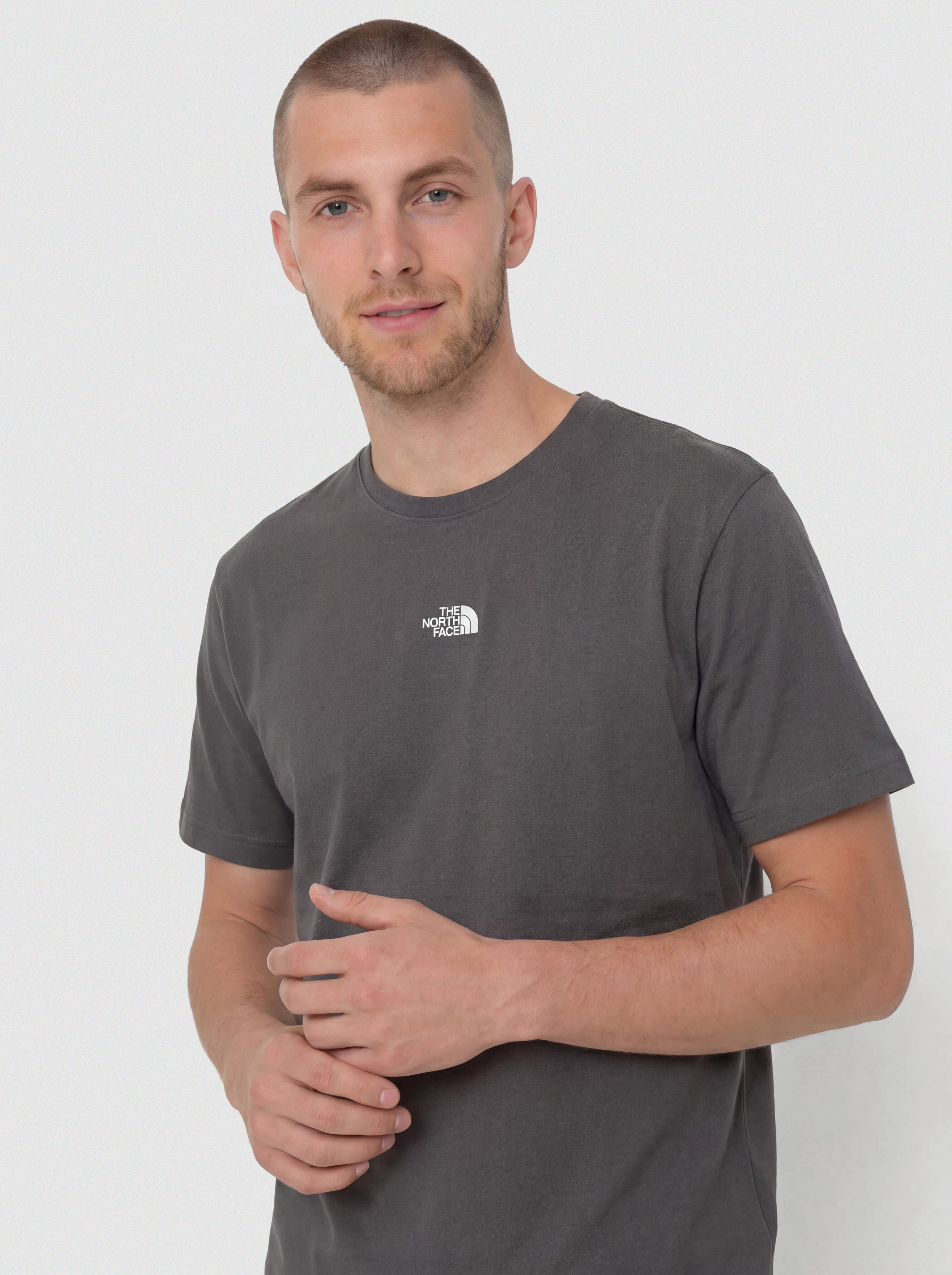 The North Face Essential Center Logo Relaxed T-shirt - grey