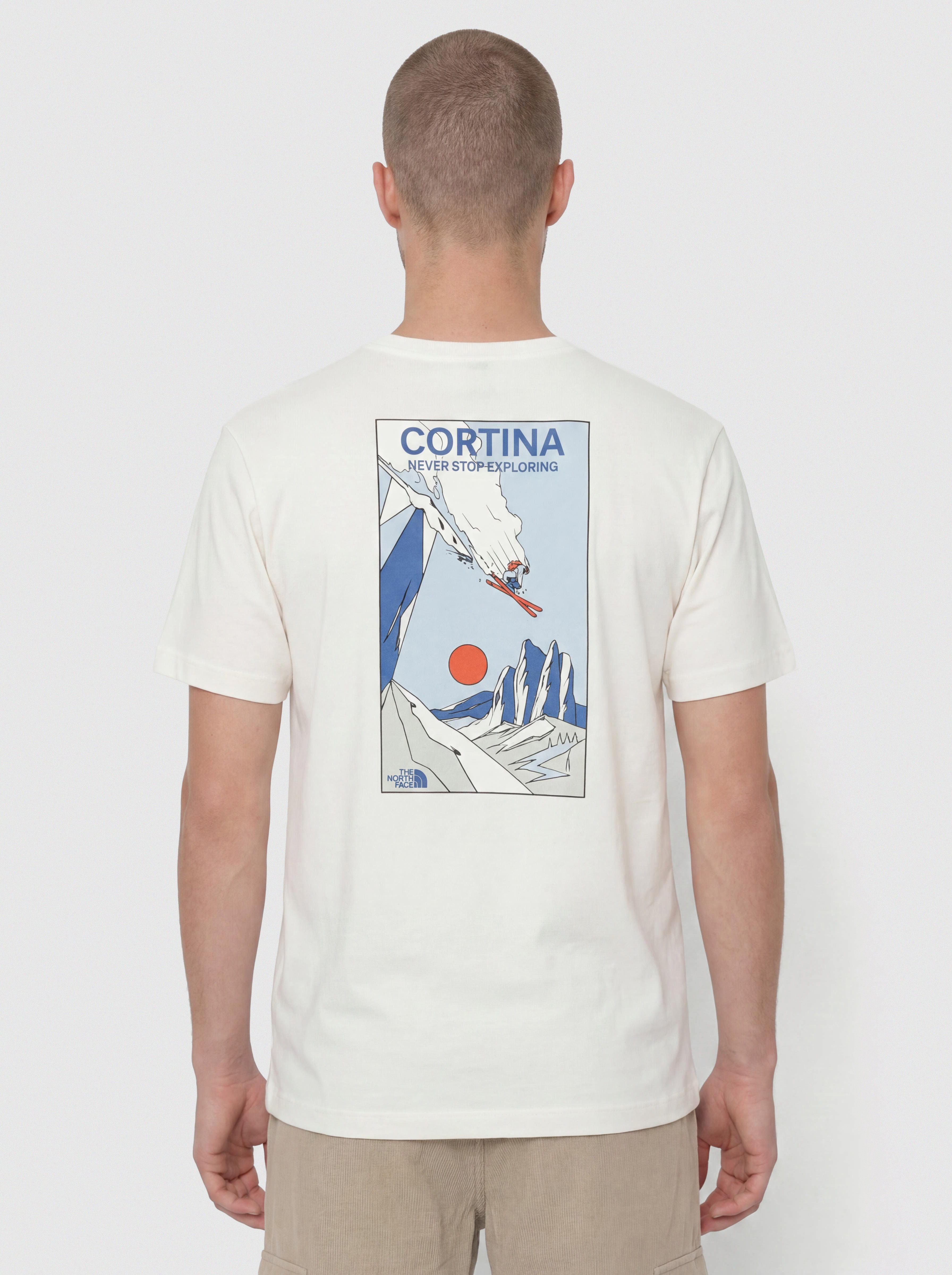 The North Face Mountain Celebration T-Shirt (white dune)