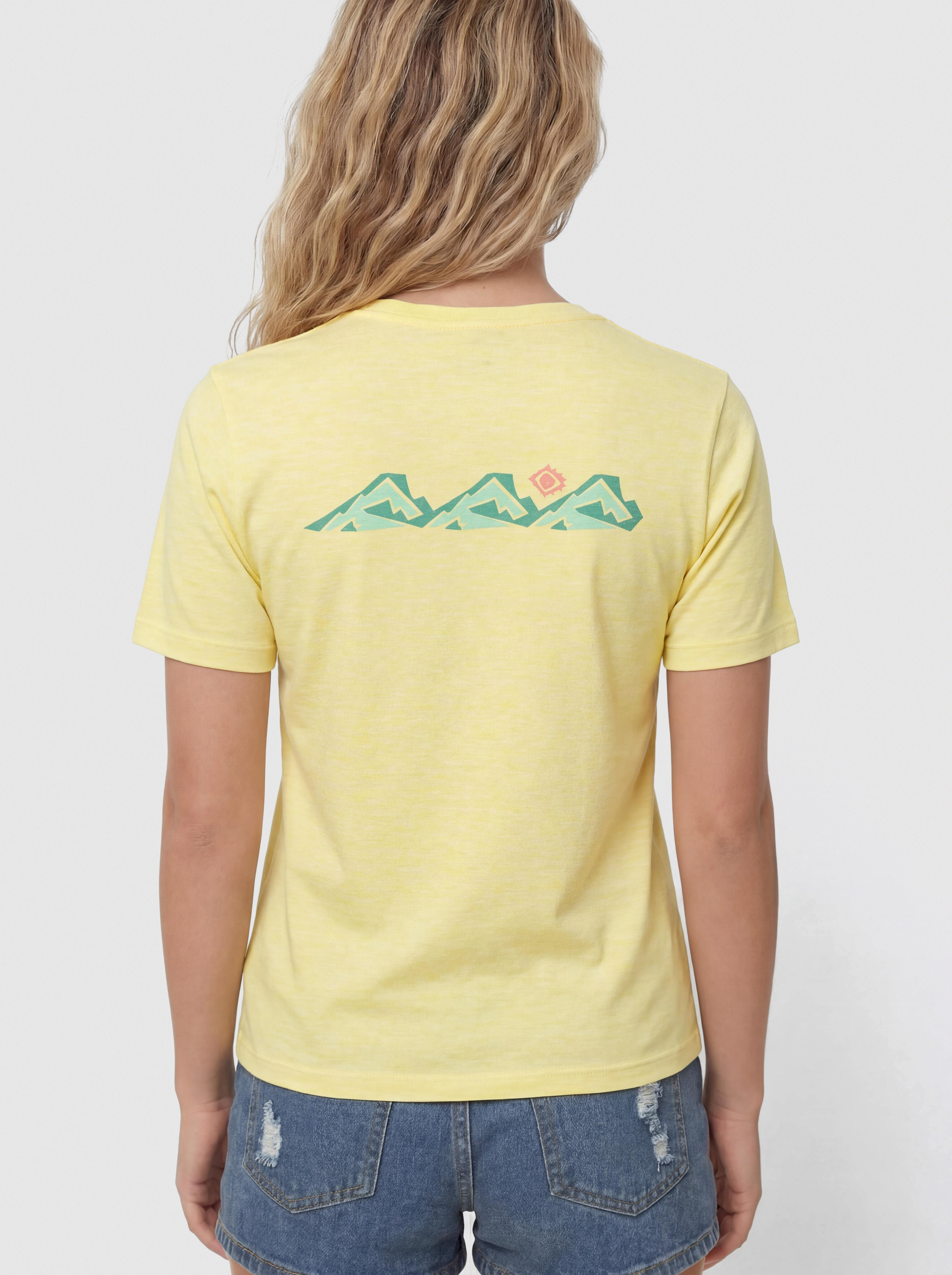 Patagonia T-Shirt Capilene Cool Trailcheck Wmn (lemon zest)